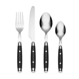 Jubilee Black 16 Piece Flatware Set
