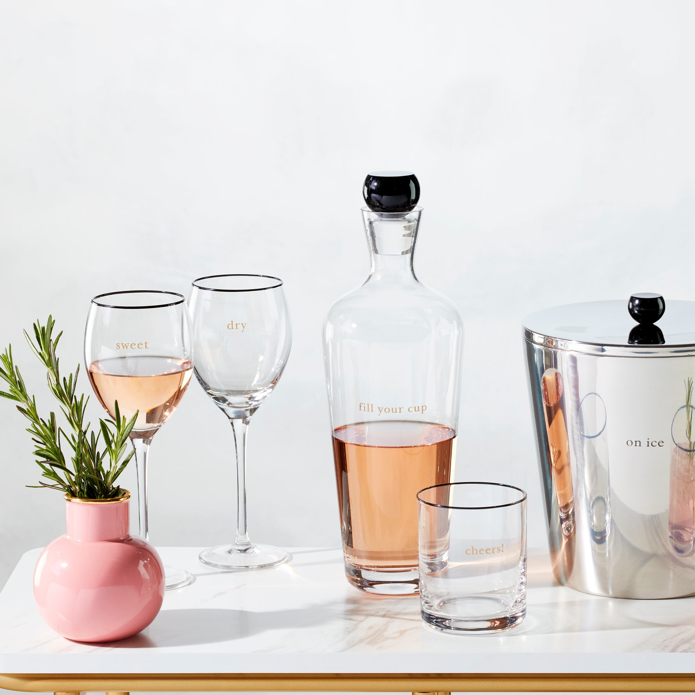 Cheers To US Sweet & Dry Wine Glasses - Set Of 2 - Image 2