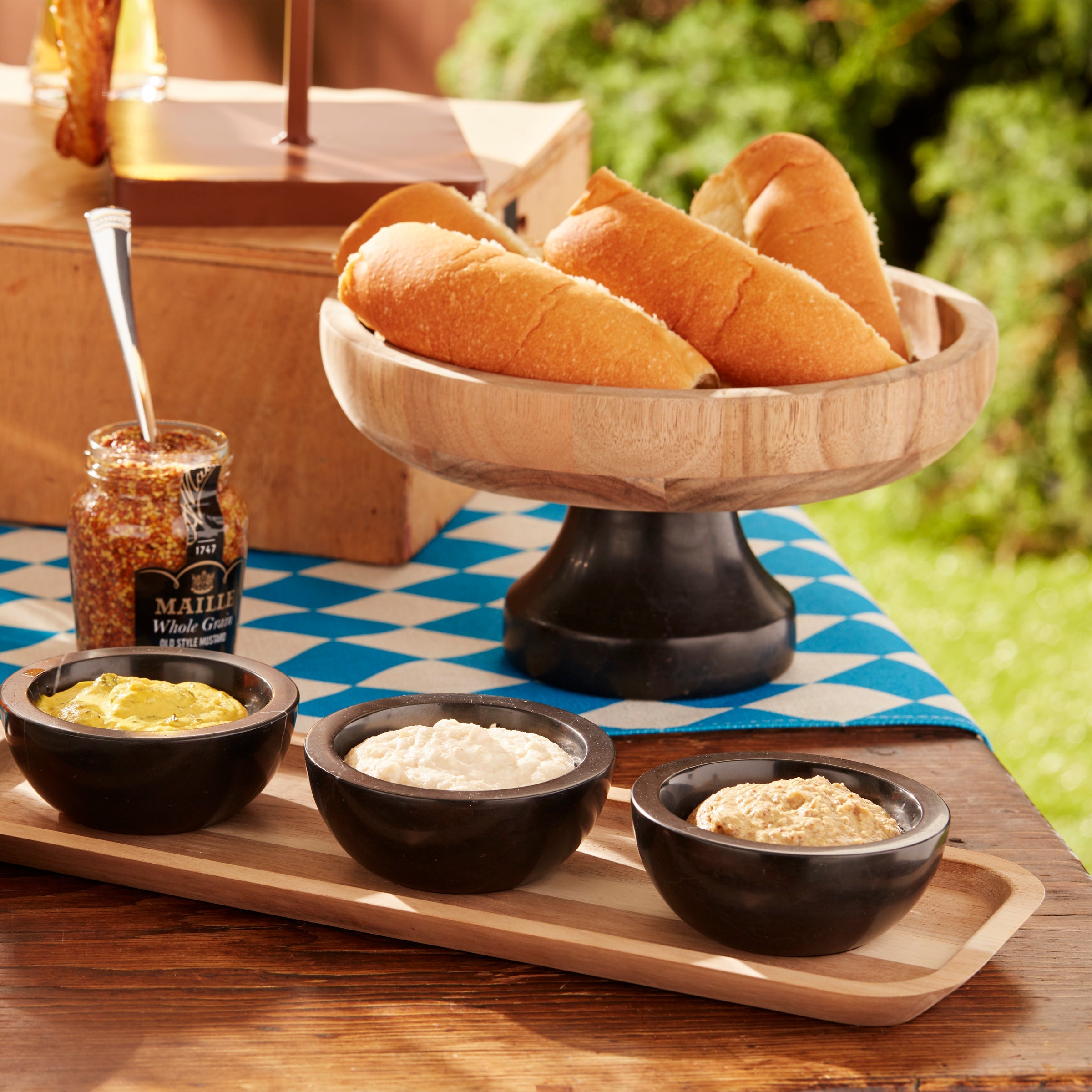 LX Collective Tray With 3 Dip Bowls - Image 6