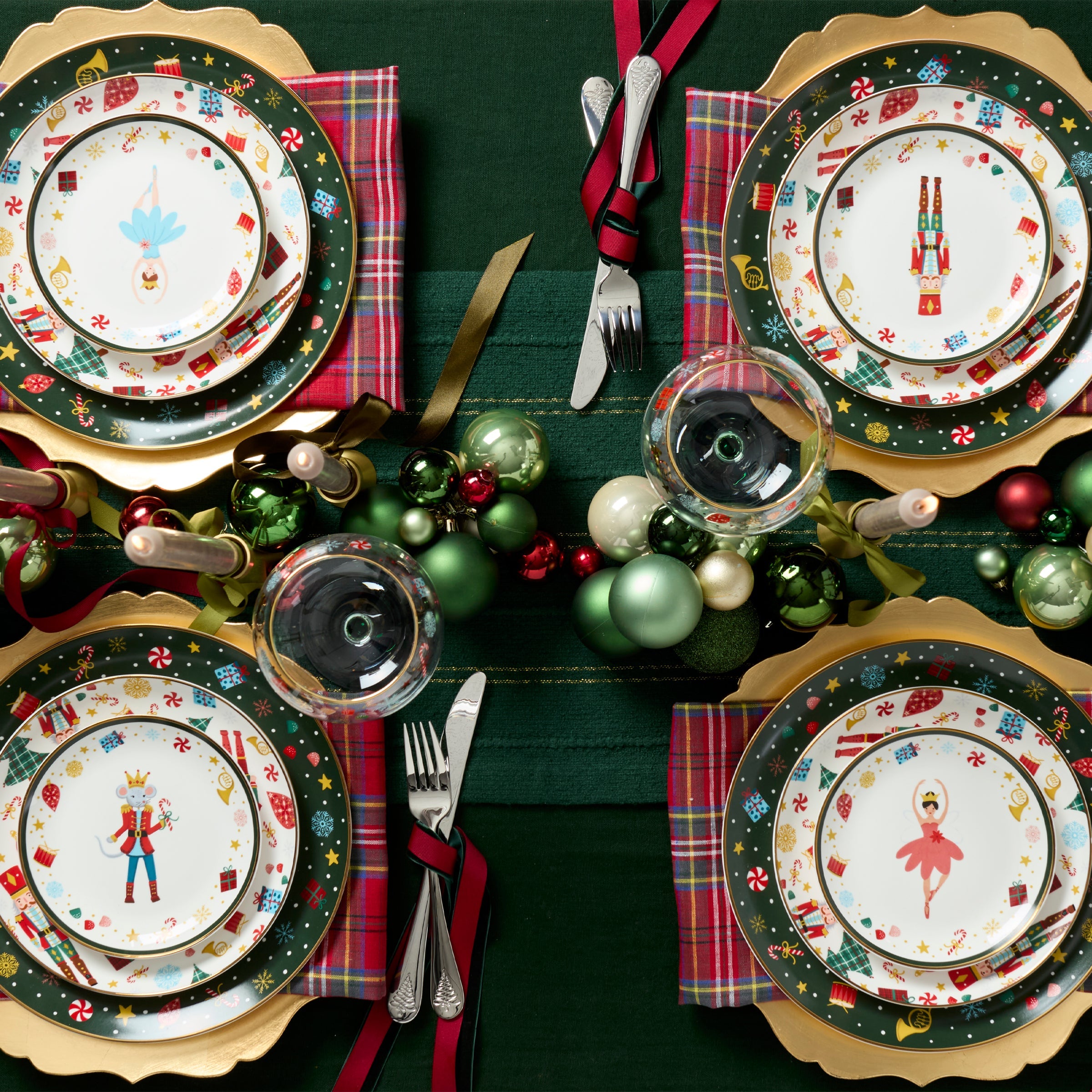 Nutcracker Ballet Accent Plates - Set of 4 - Image 8