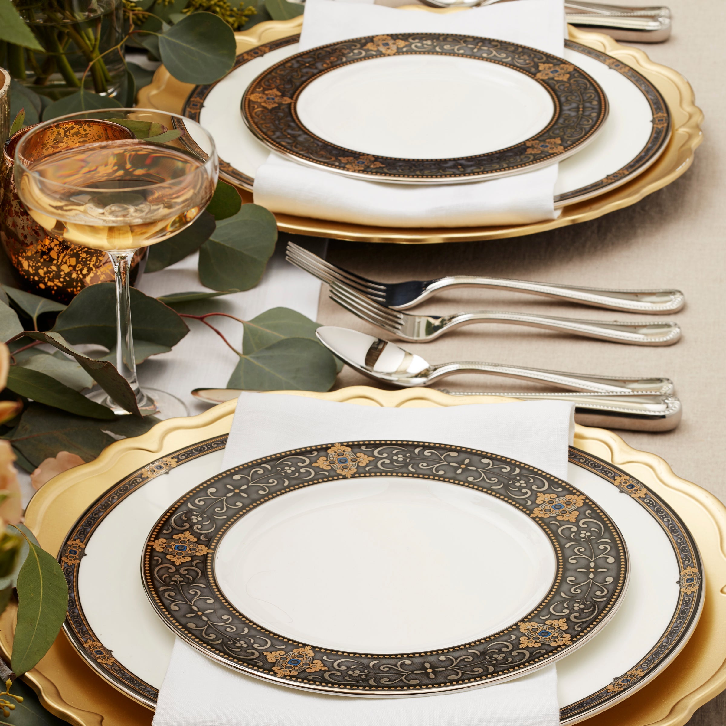Vintage Jewel 5-Piece Place Setting - Image 4