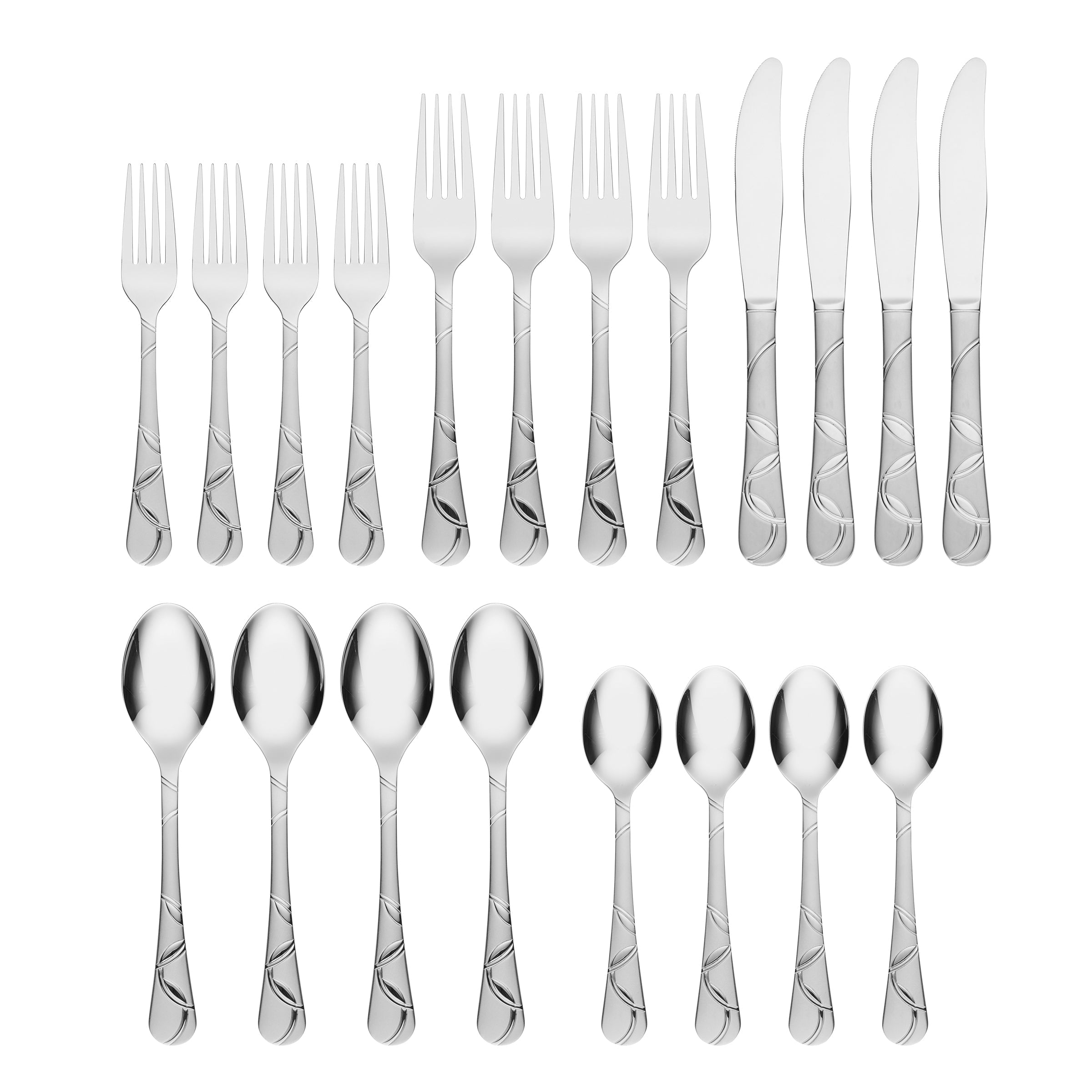 Felicity Sand 20 Piece Flatware Set - Image 2
