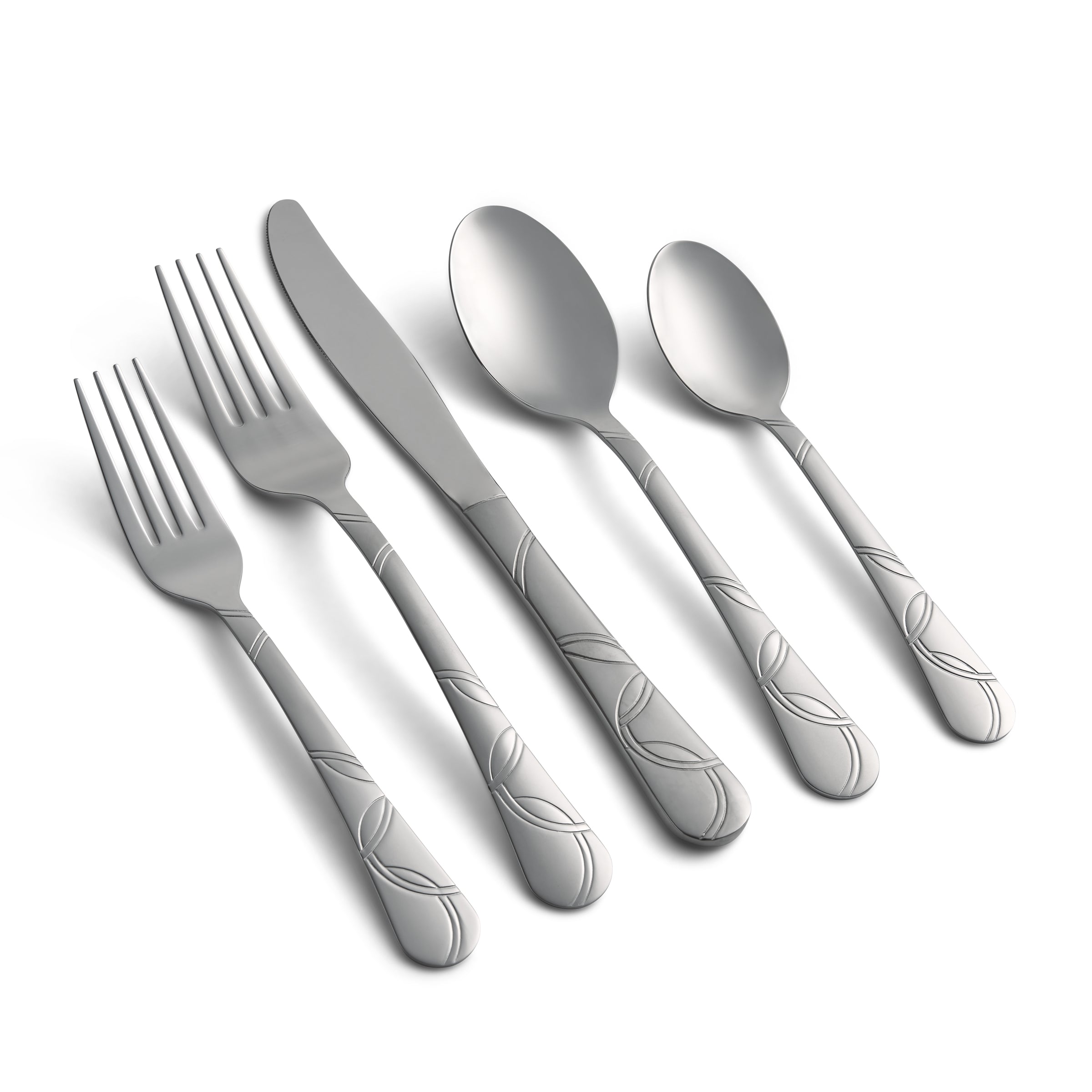 Felicity Sand 45 Piece Flatware Set