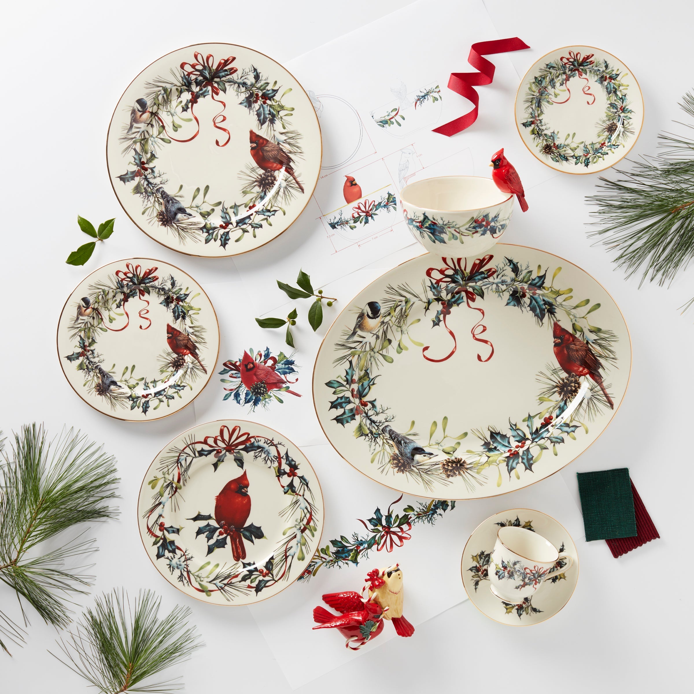 Winter Greetings Dinner Plate - Image 10