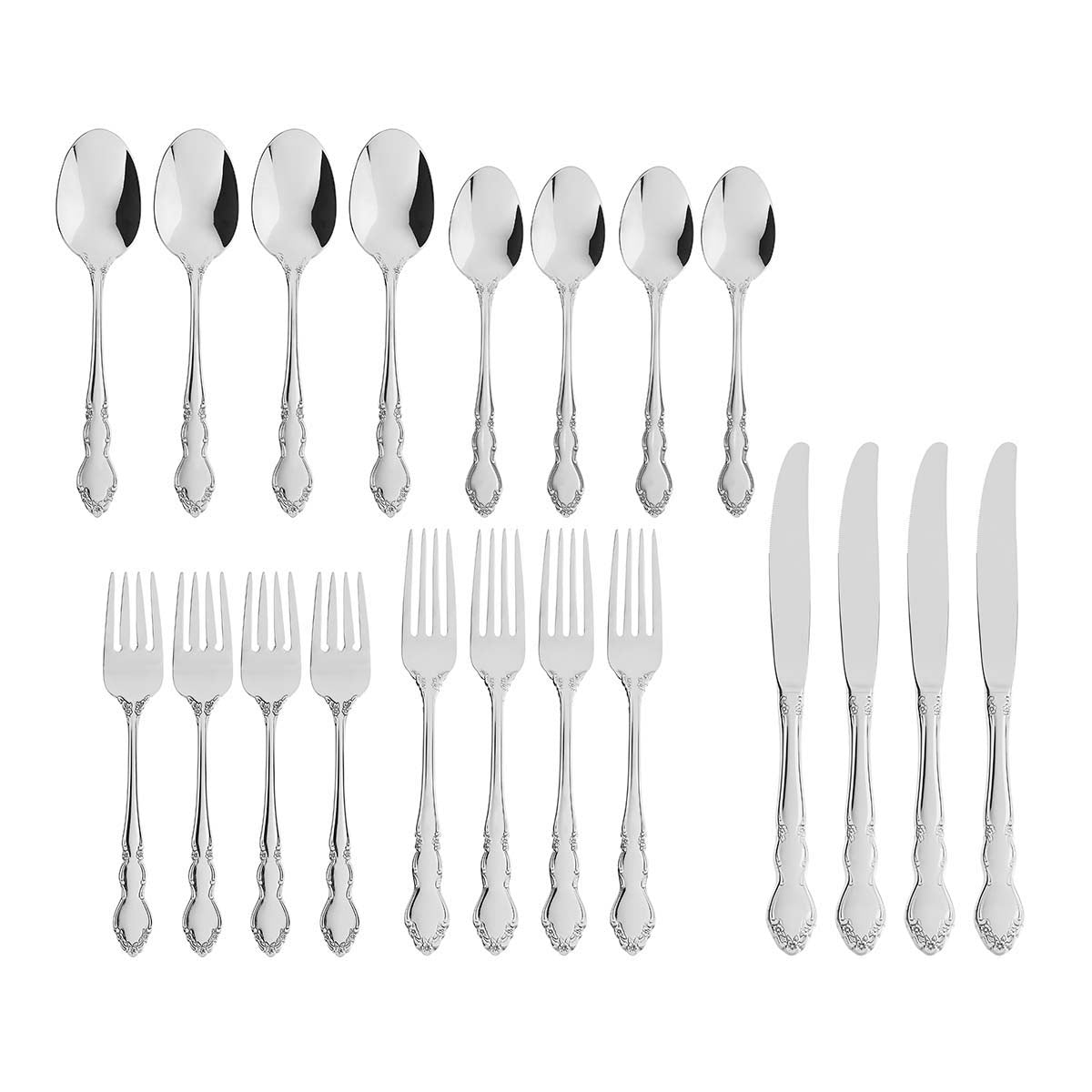Dover 20 Piece Flatware Set - Image 4