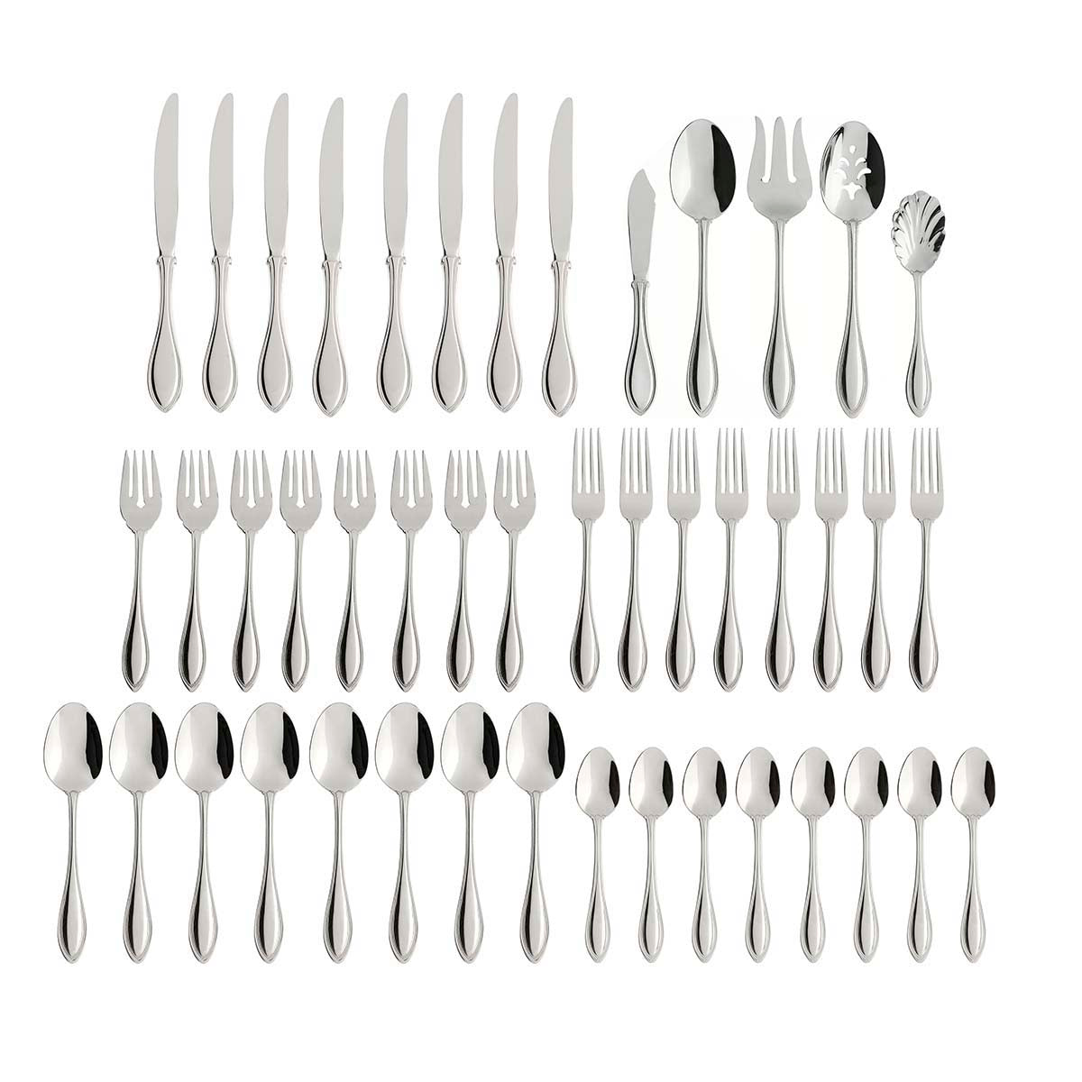 American Harmony 45 Piece Flatware Set - Image 4