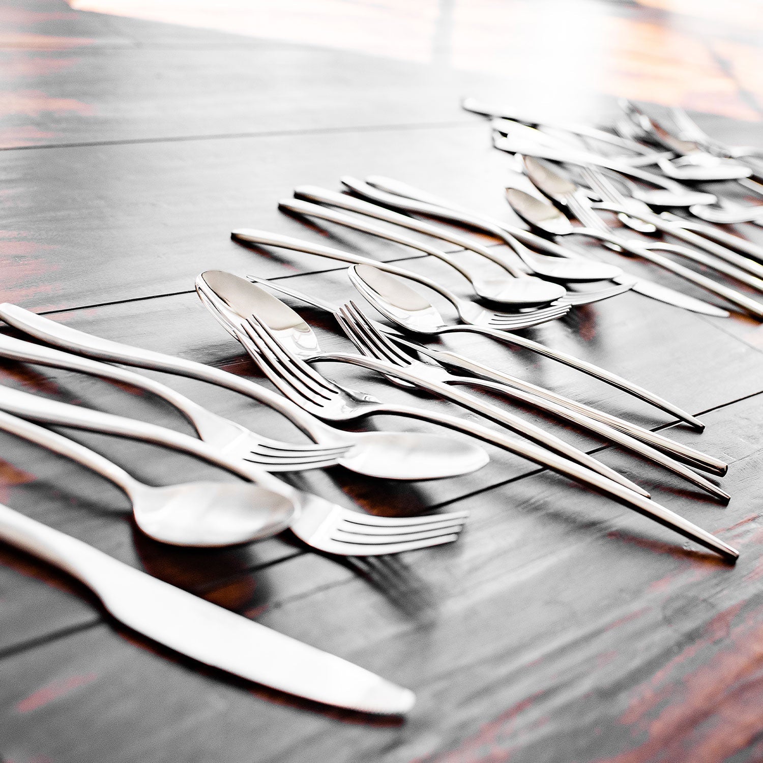 Averie Satin 20 Piece Flatware Set - Image 5