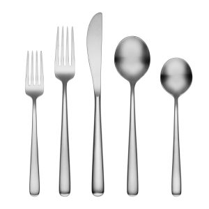 Lorenn Satin 20 Piece Flatware Set