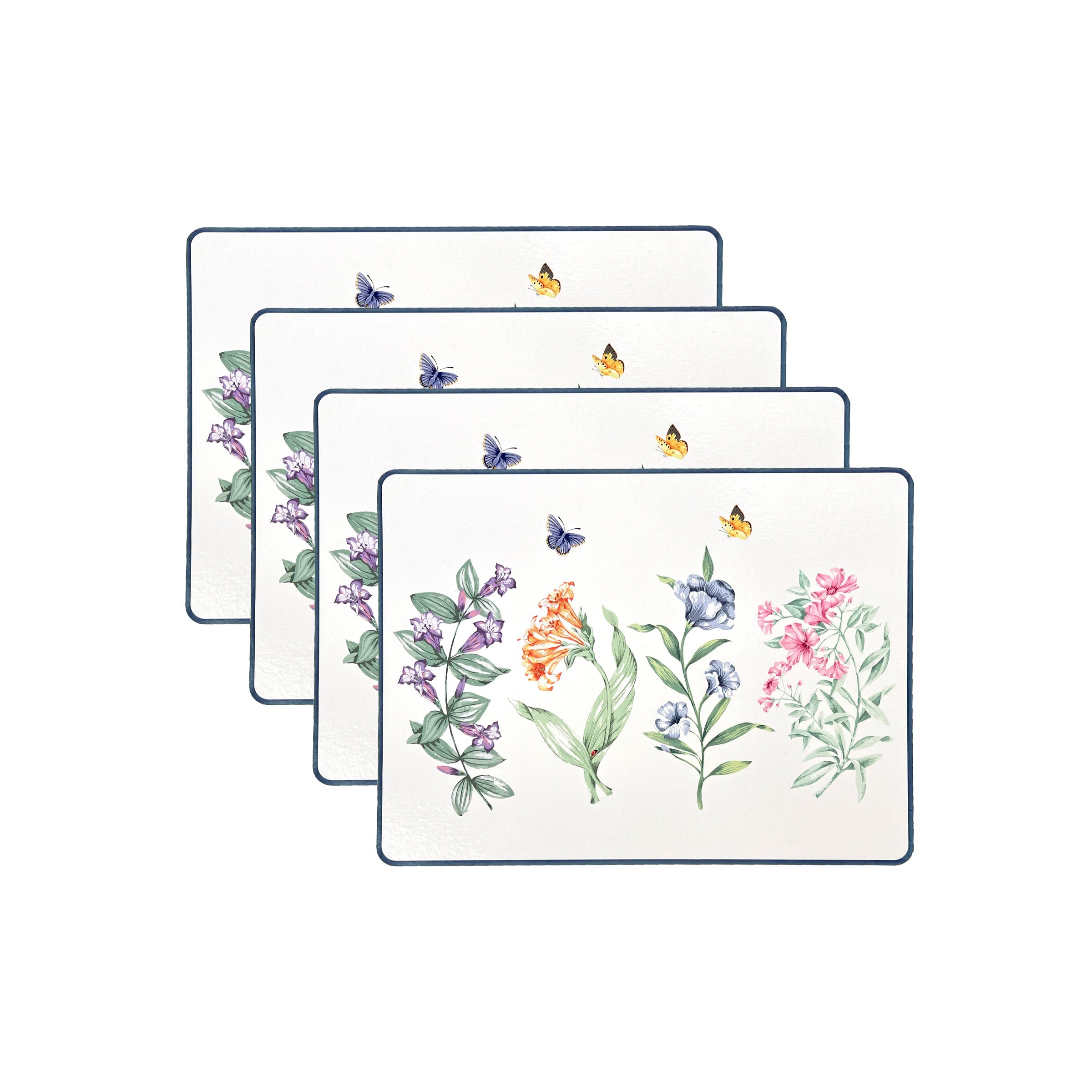 Butterfly Meadow Corkback Placemats - Set Of 4
