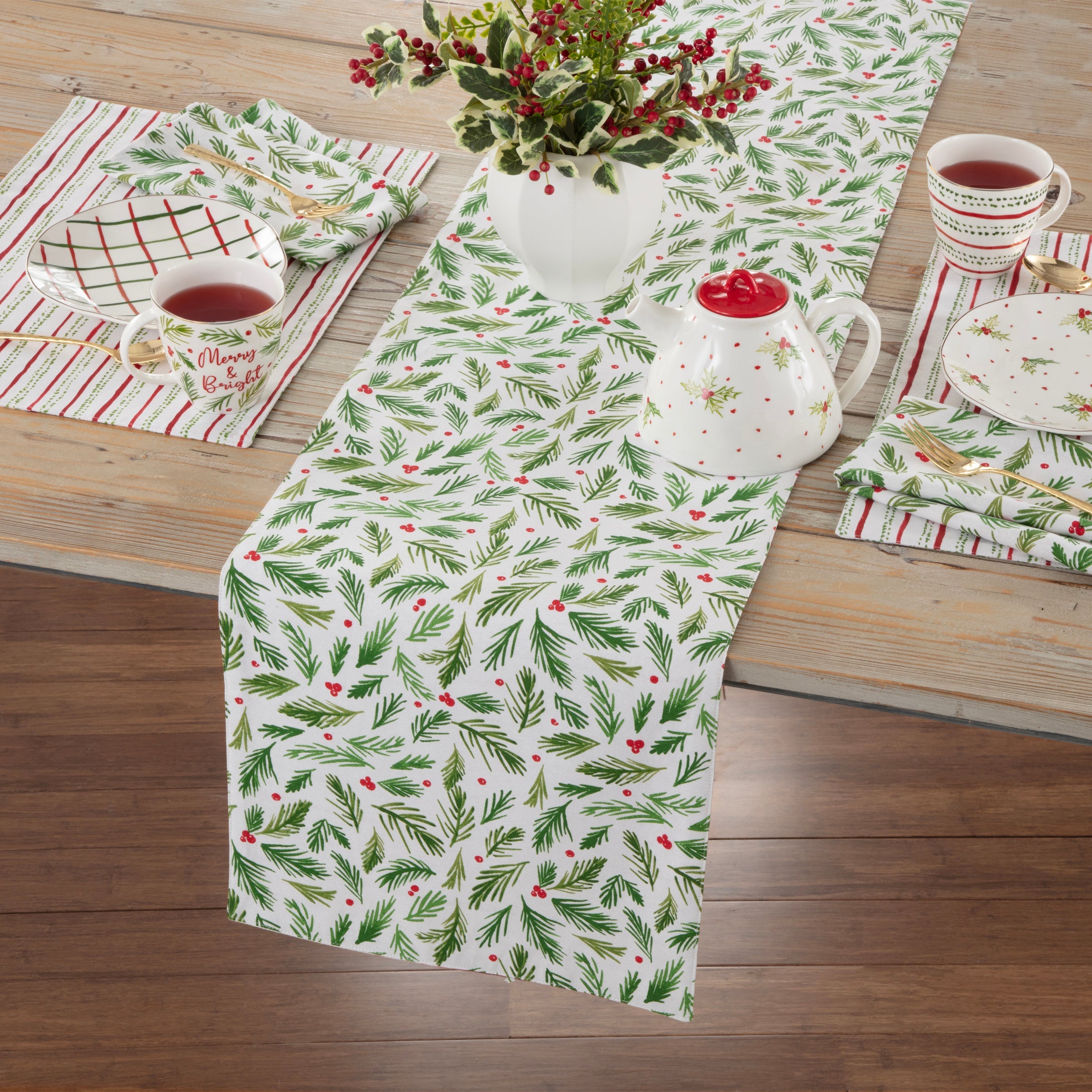 Bayberry Merry & Bright Reversible Placemat - Image 4