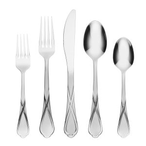 Heather Sand 20 Piece Flatware Set