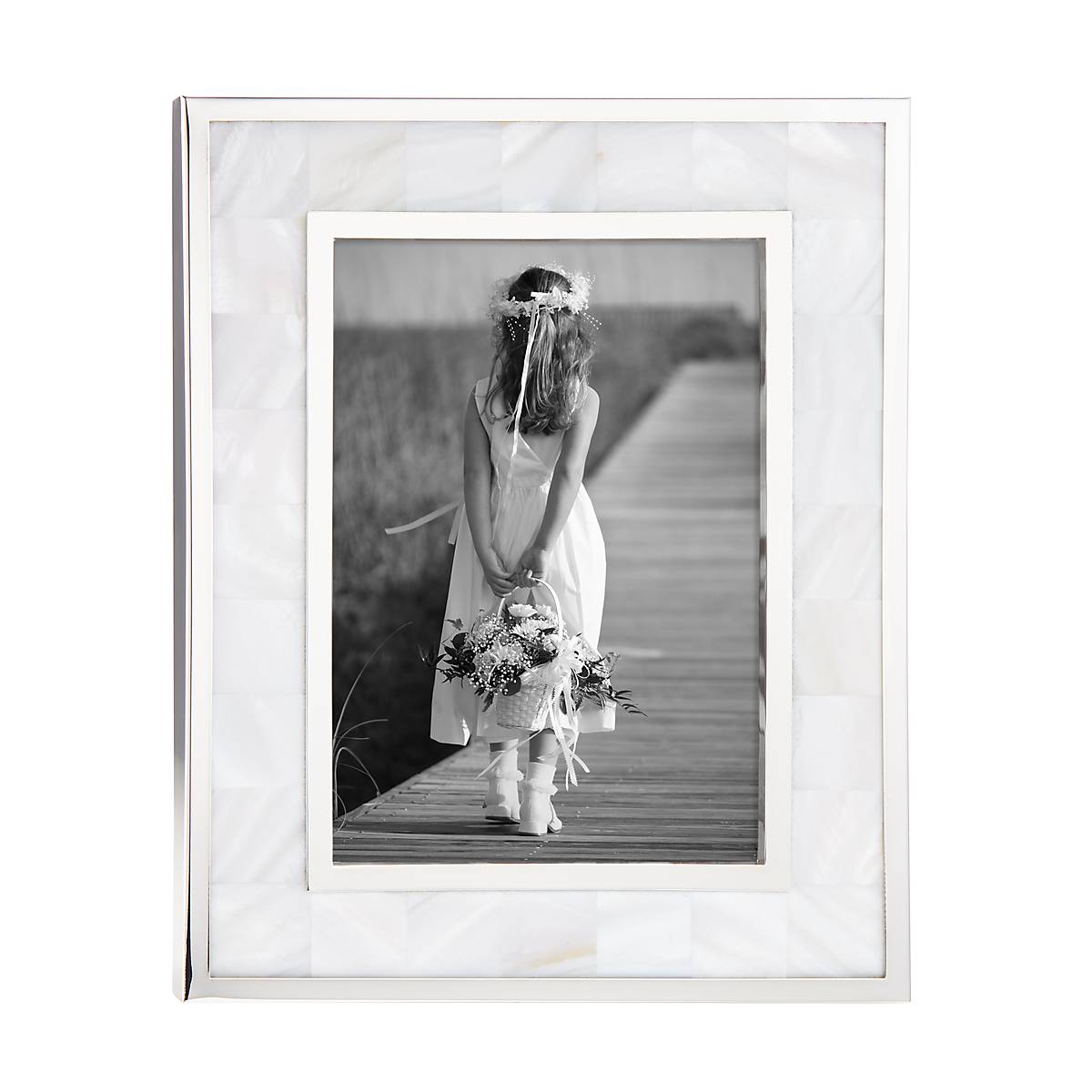 Mother Of Pearl 5 x 7 Photo Frame