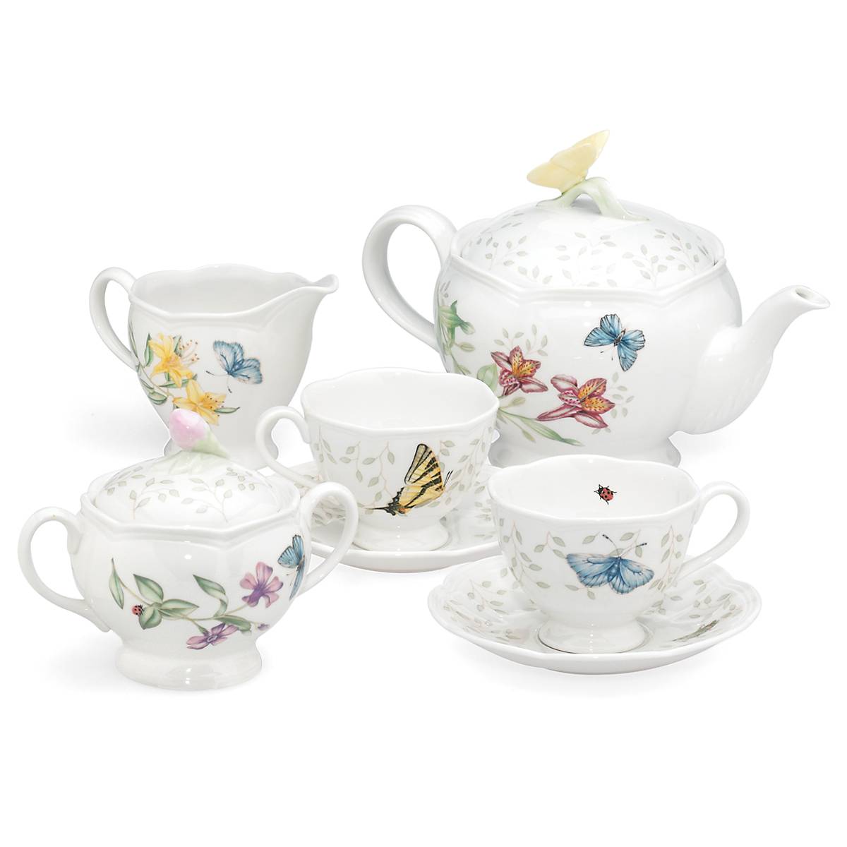 Butterfly Meadow 7-Piece Tea Set - Image 6