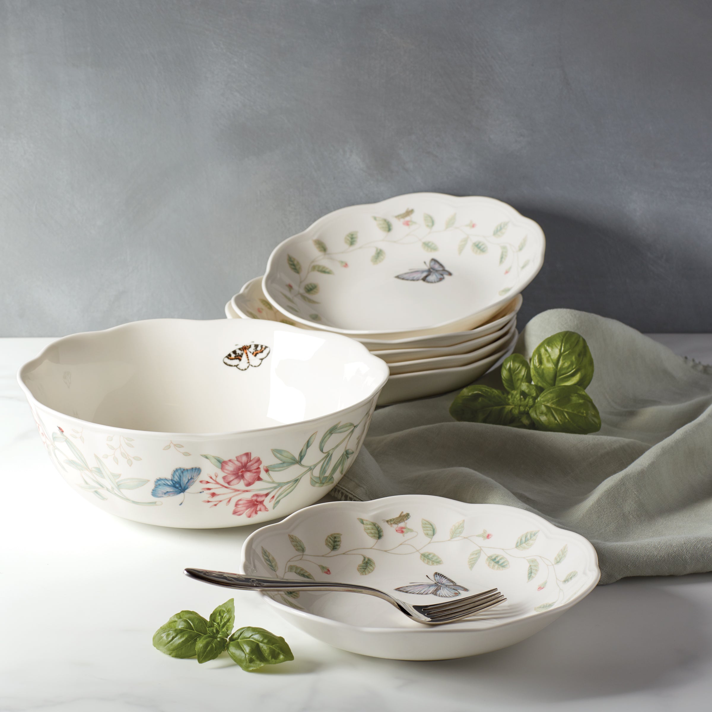 Butterfly Meadow 7-Piece Bowl Set - Image 2