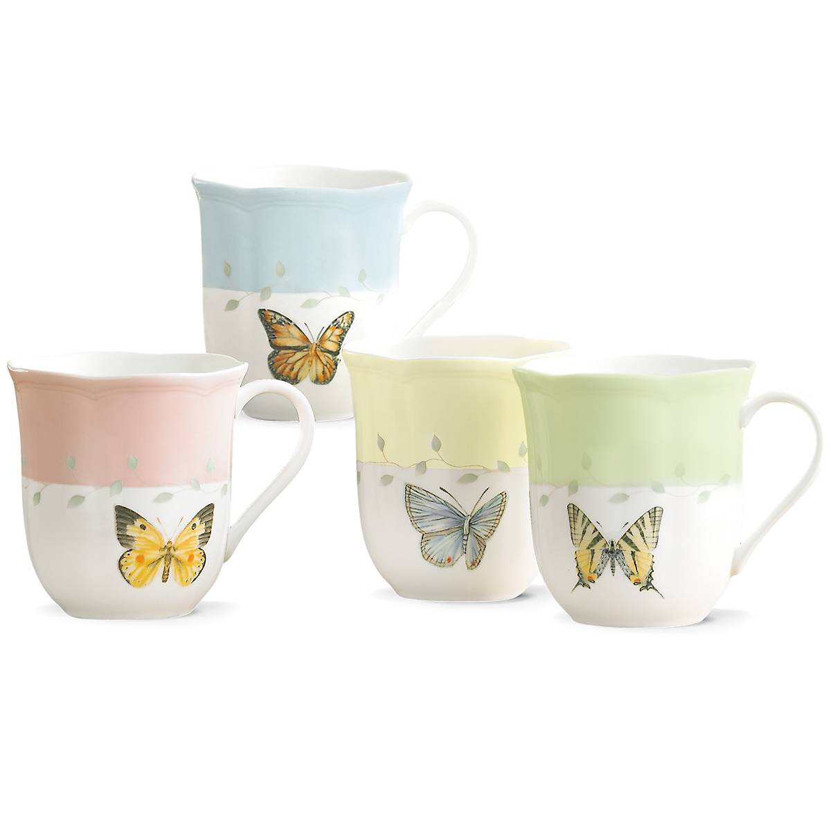 Butterfly Meadow Mugs - Set of 4 - Image 3