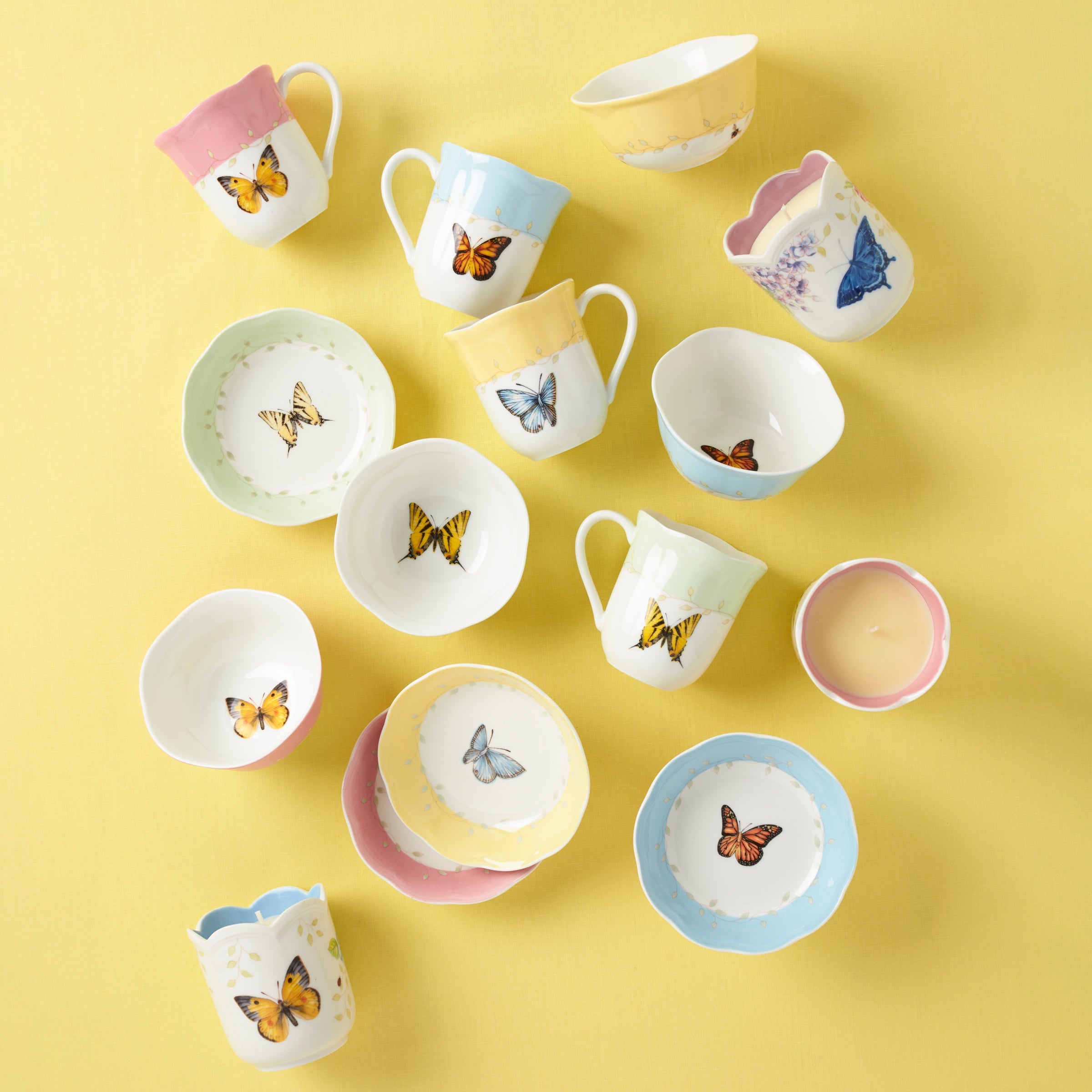 Butterfly Meadow Mugs - Set of 4 - Image 2