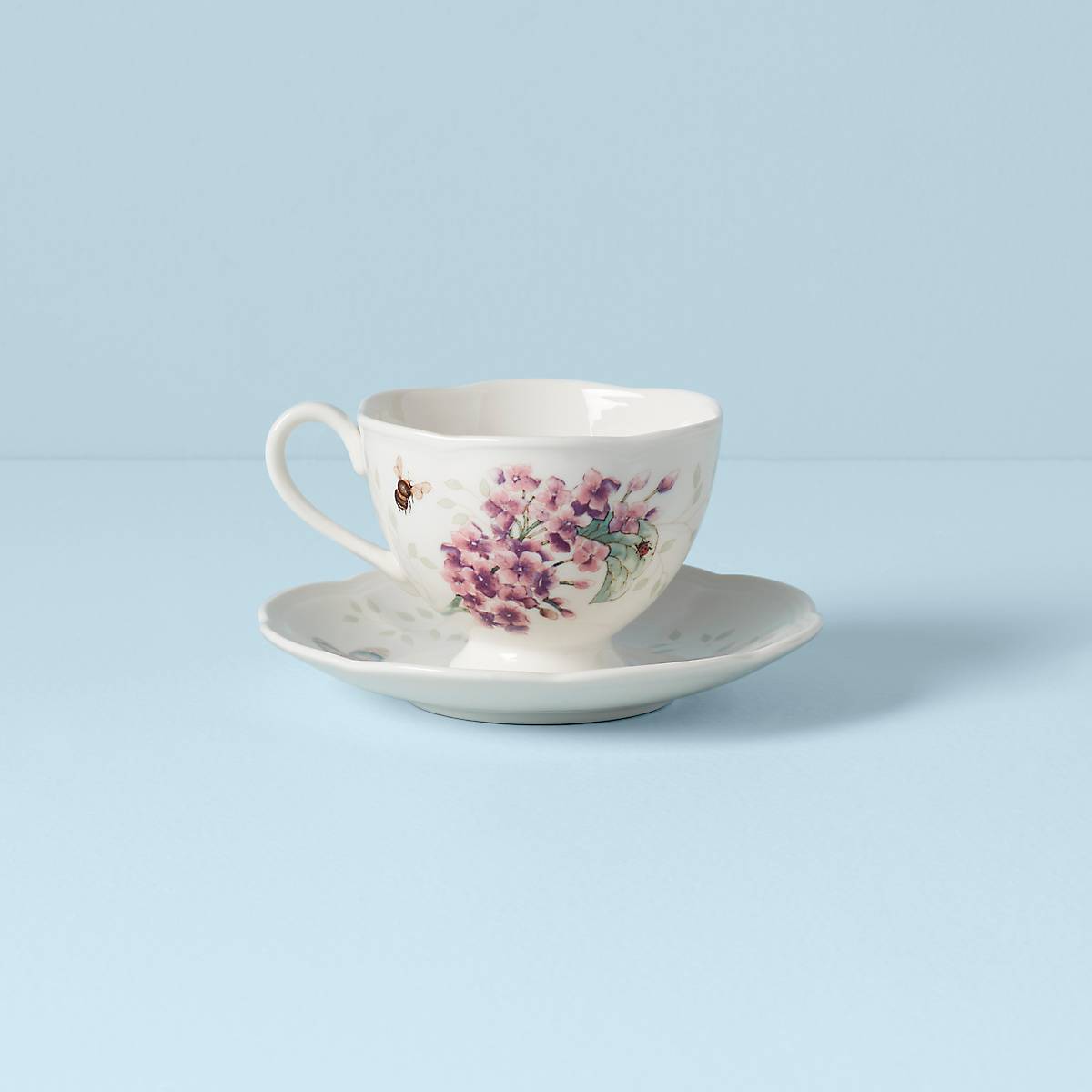 Butterfly Meadow Orange Sulphur Cup and Saucer - Image 2
