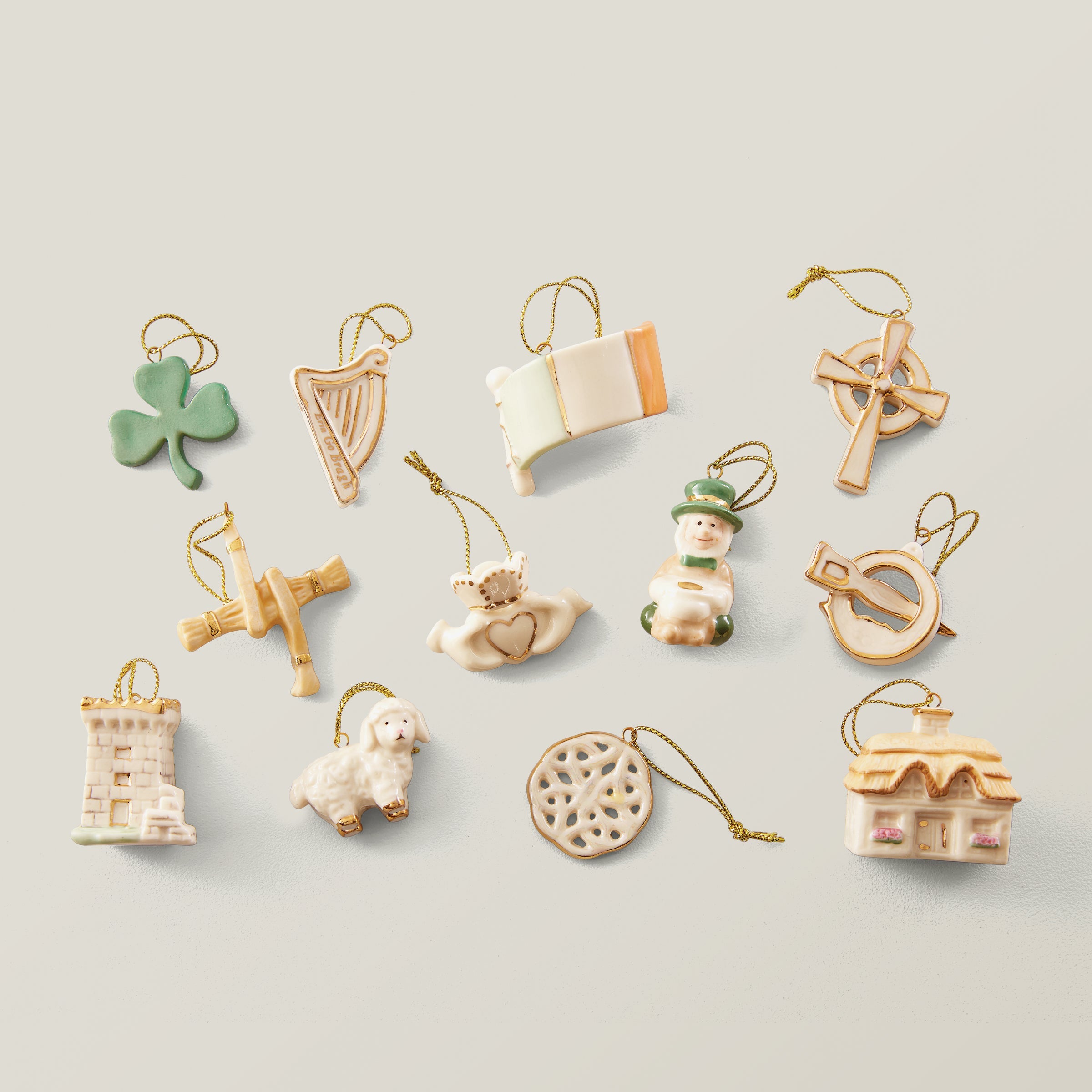 Luck of the Irish 12-Piece Ornament Set