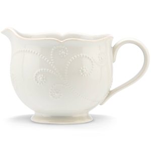 French Perle White Gravy Boat