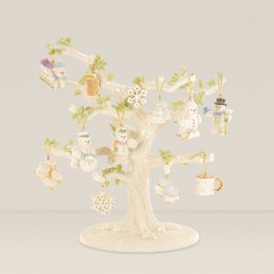 Snow Pals Christmas 13-Piece Ornament & Tree Set