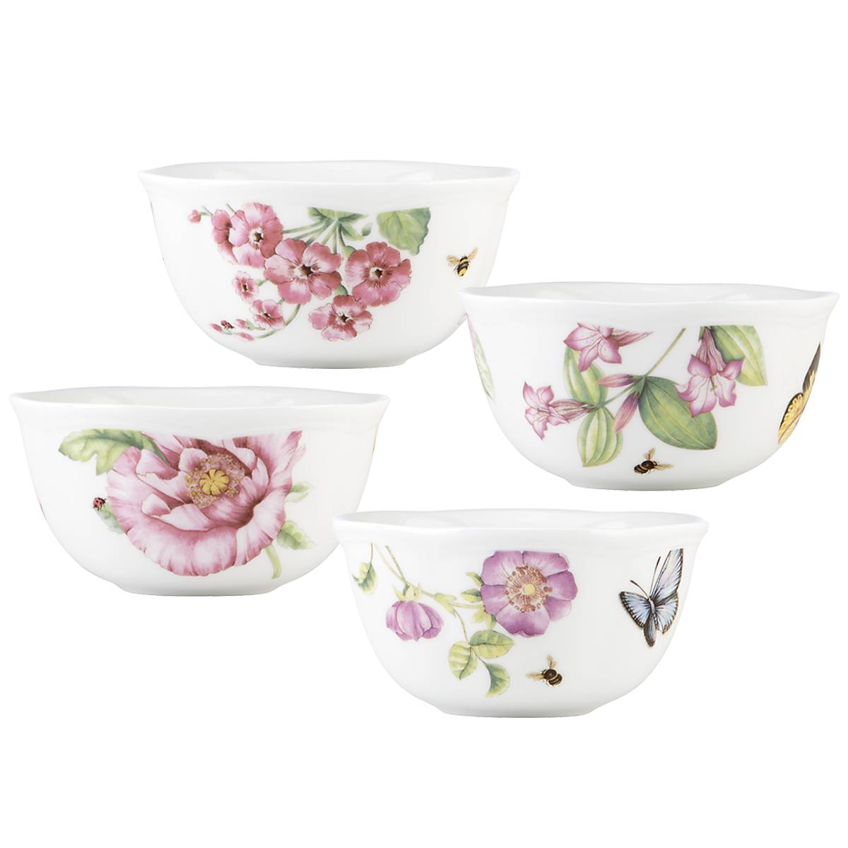 Butterfly Meadow Bloom 4-Piece Bowl Set - Image 2