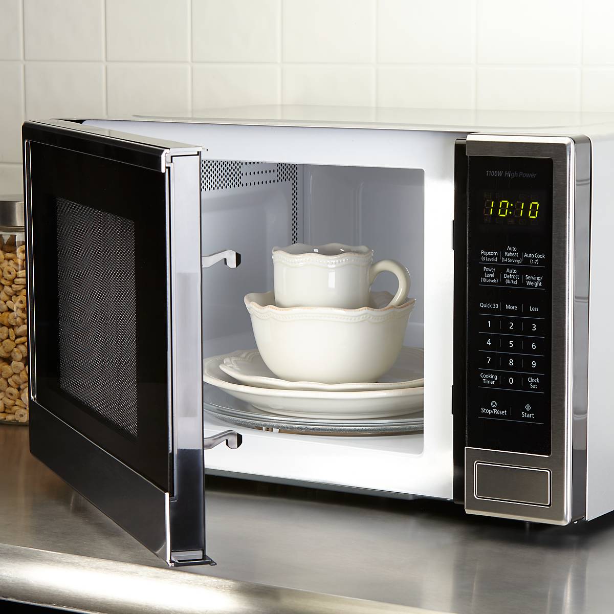 French Perle Bead White 4 Piece Place Setting - Image 4