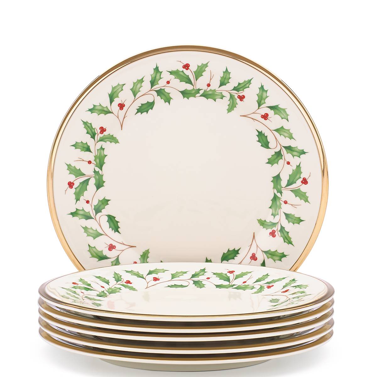 Holiday 6-Piece Salad Plate Set - Image 7