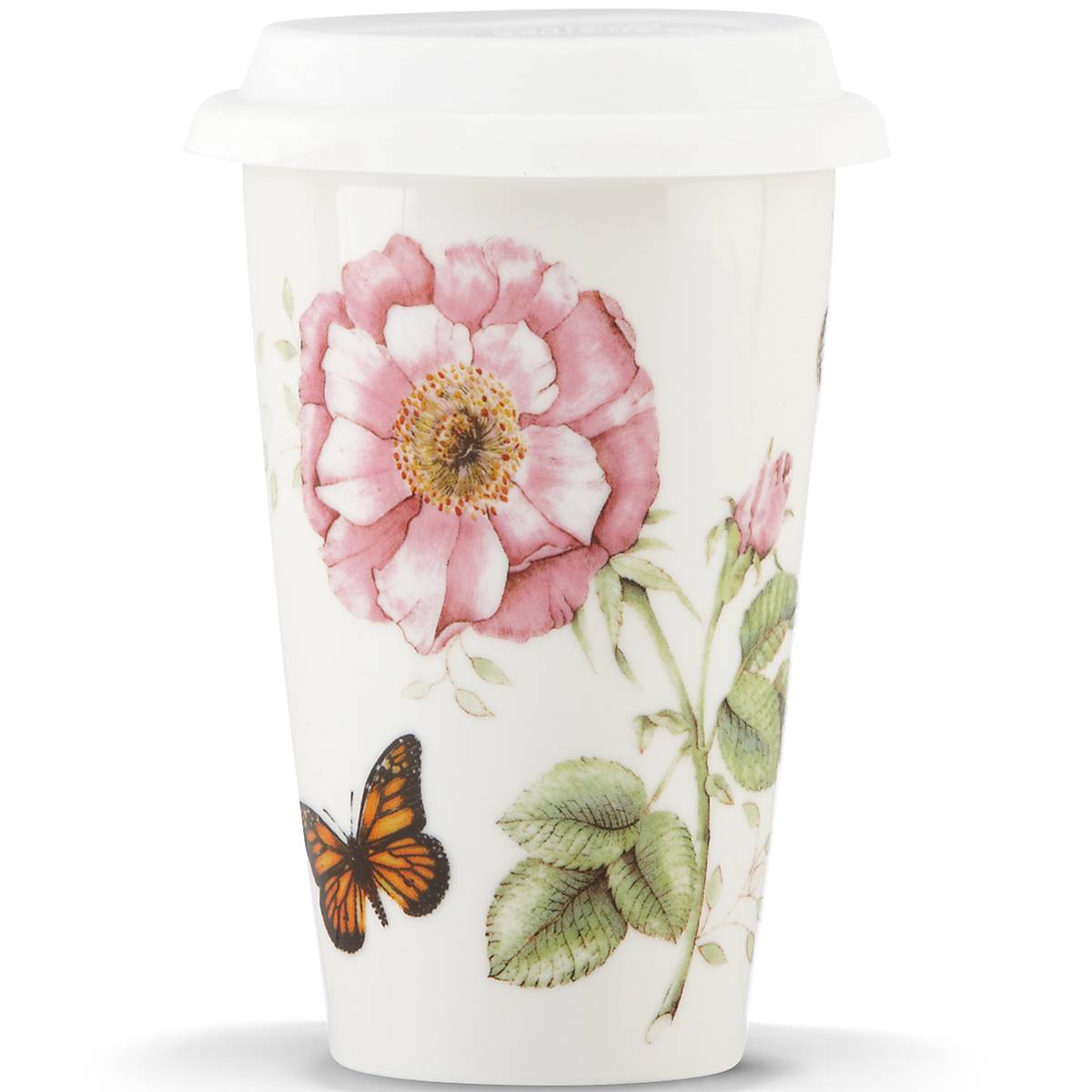 Butterfly Meadow Thermal Travel Mug - Image 2