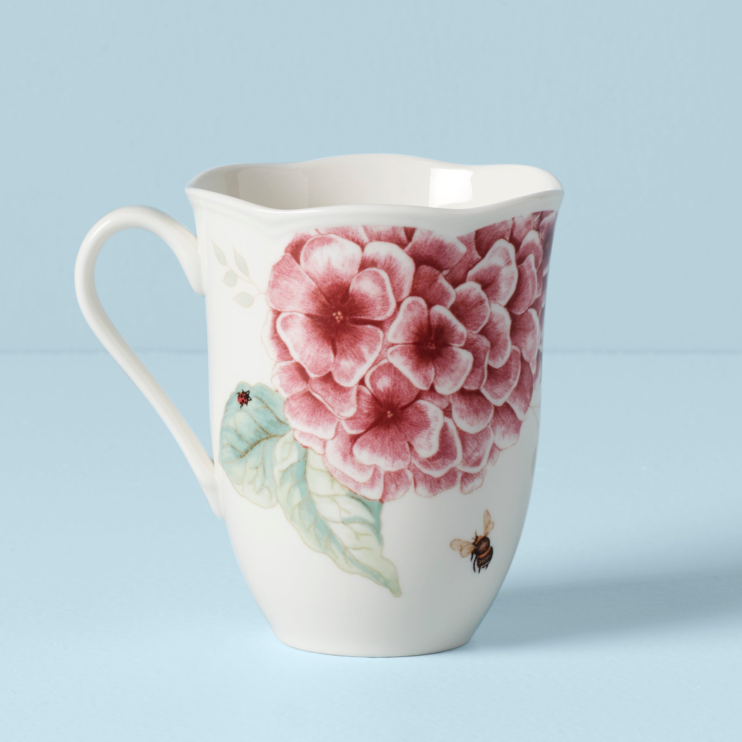 Butterfly Meadow Hydrangea Mug - Image 2