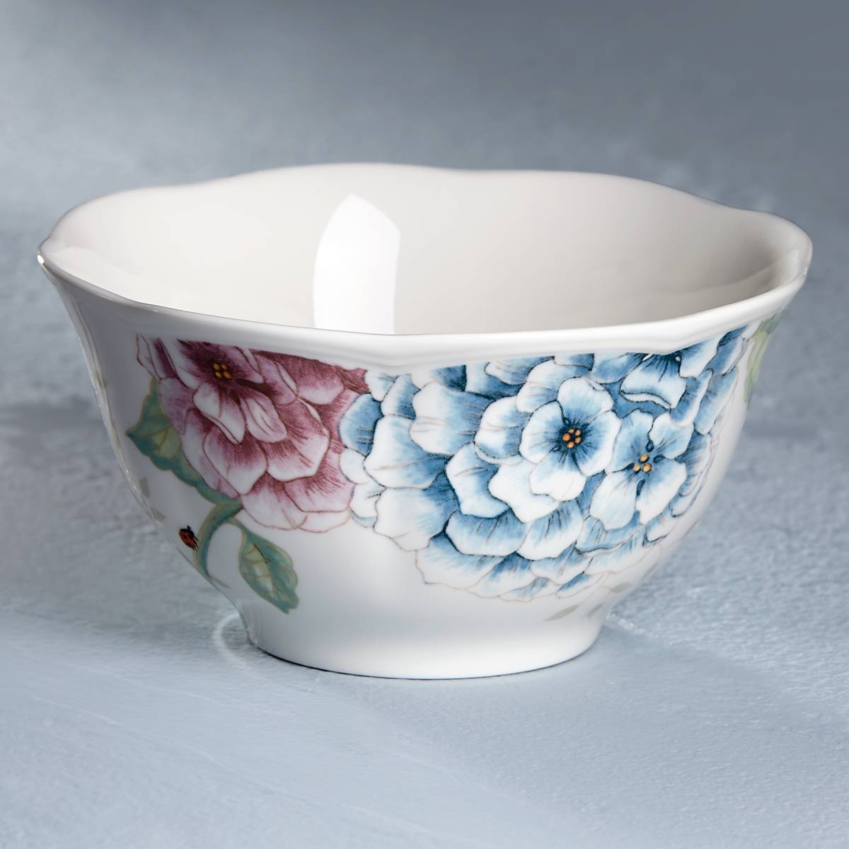 Butterfly Meadow Hydrangea Rice Bowl - Image 2