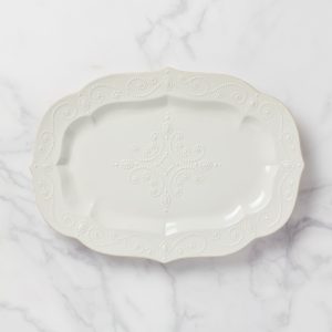French Perle White Large Serving Platter