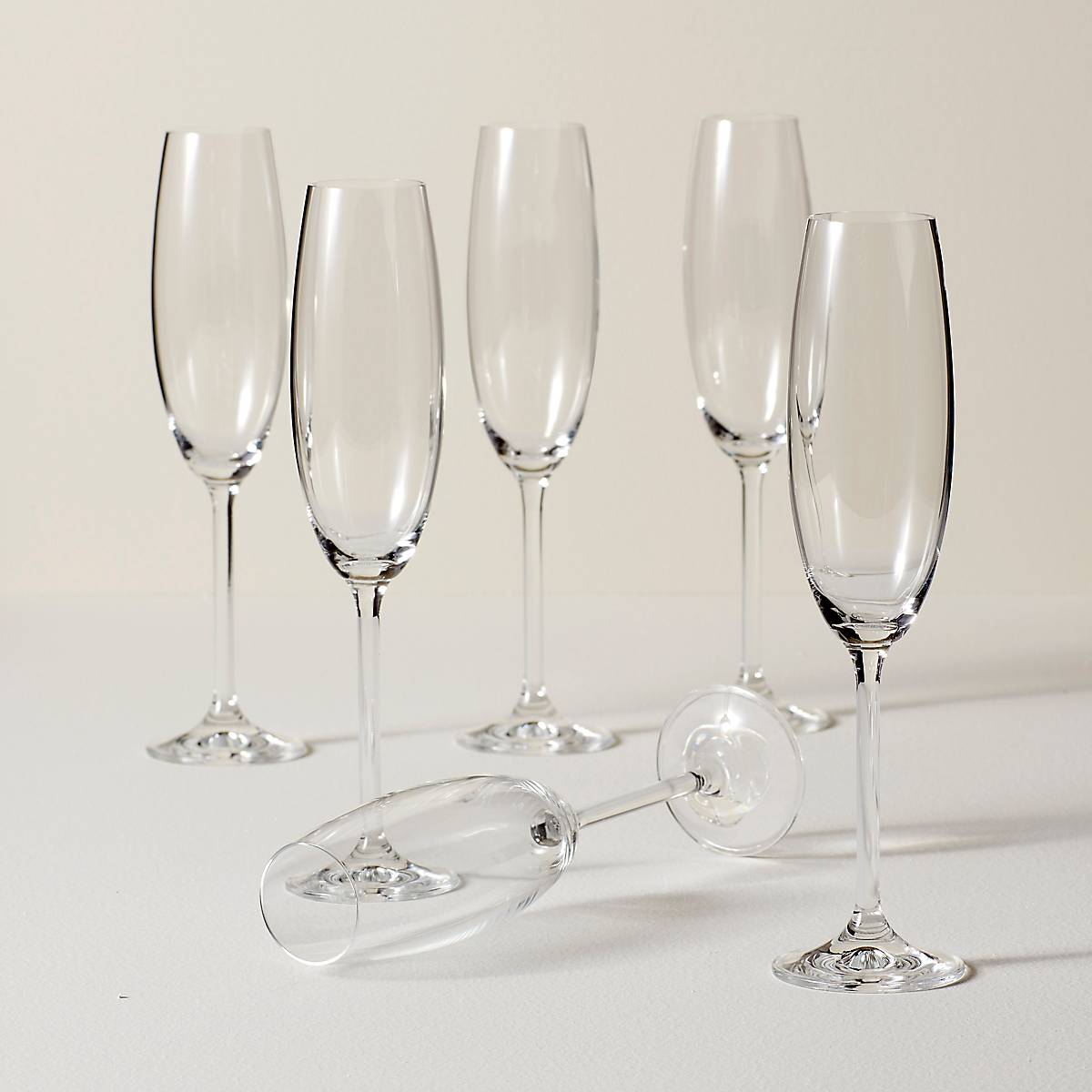 Tuscany Classics Champagne Flute Glasses - Set Of 6