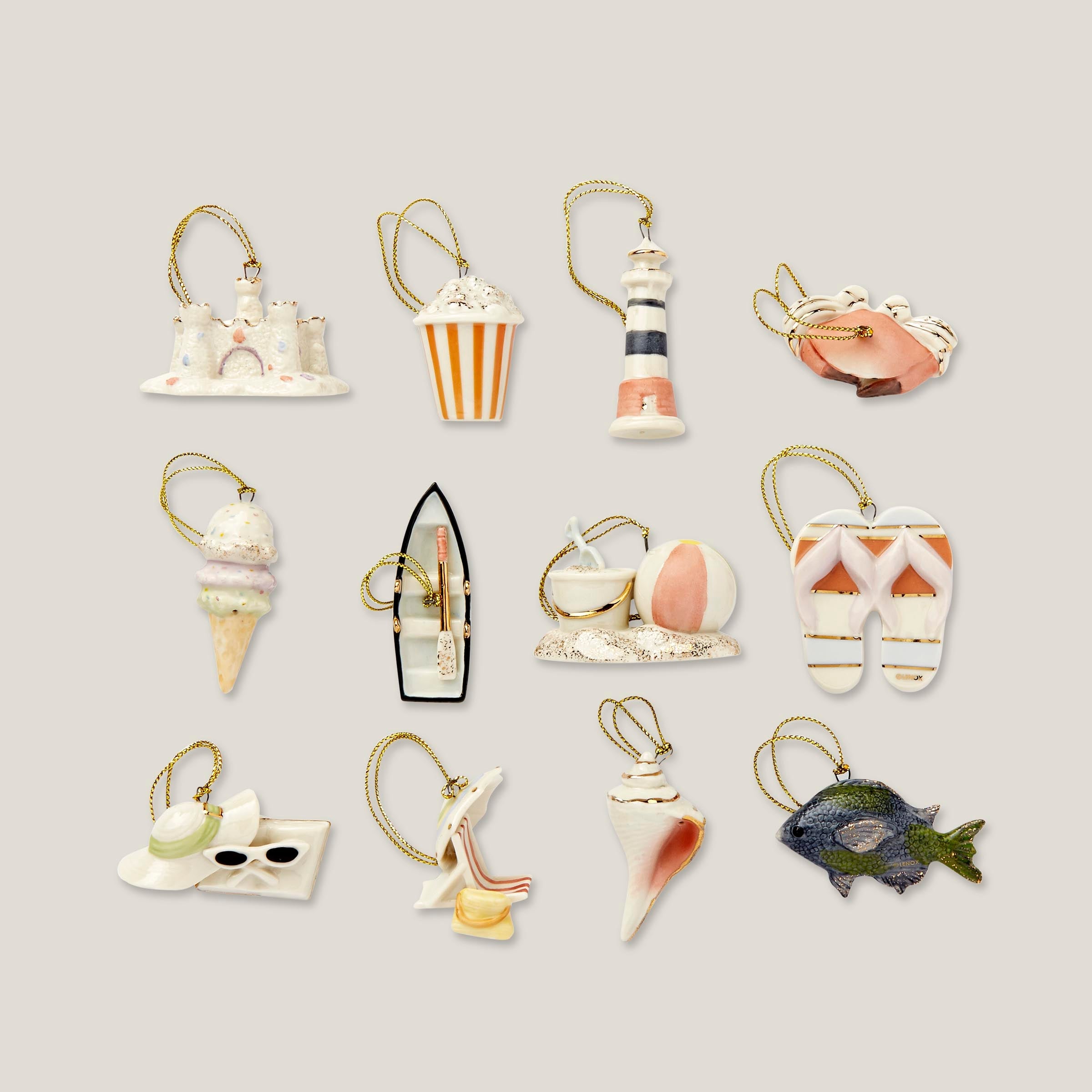 Summer 12-Piece Ornament Set