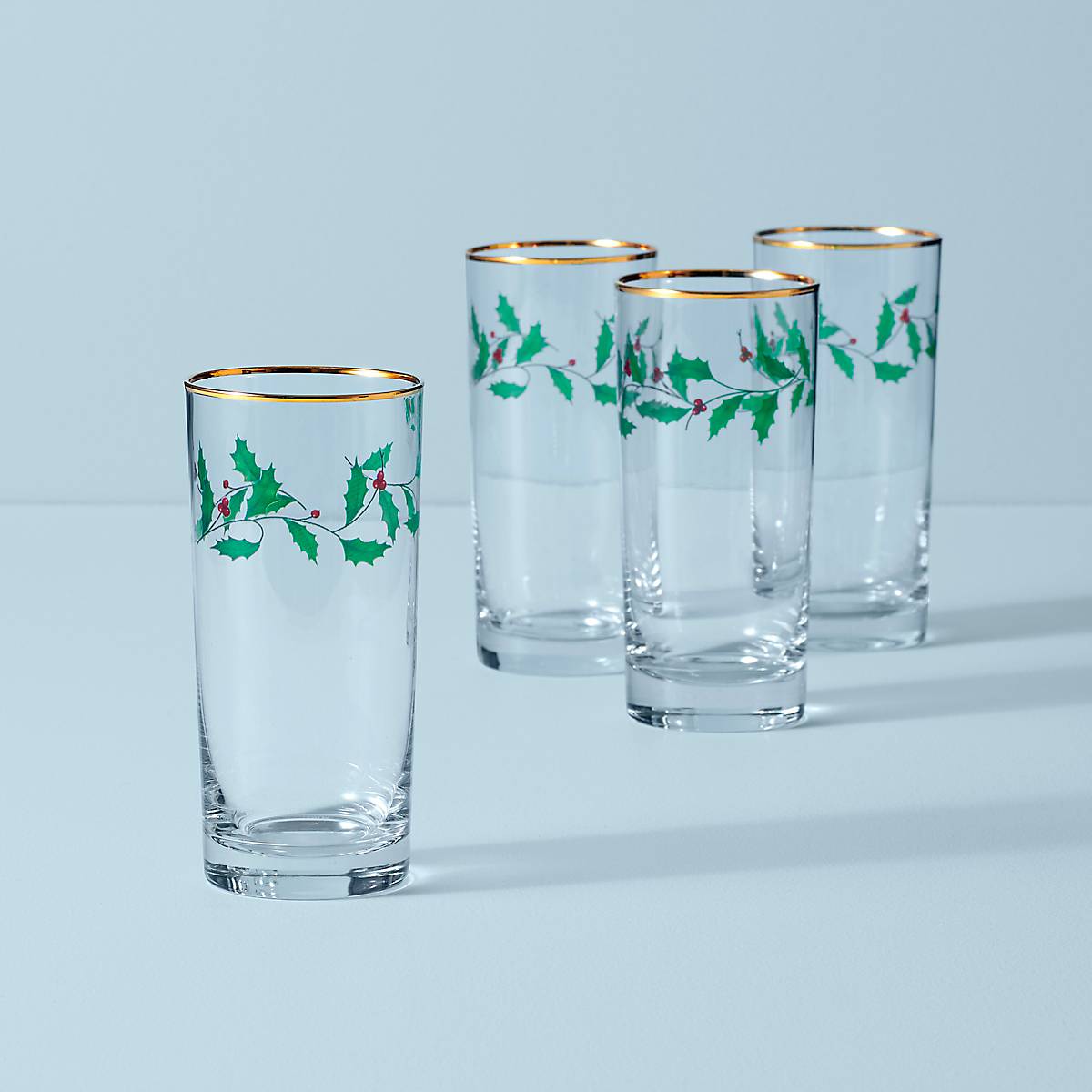 Holiday Highball Glasses - Set Of 4