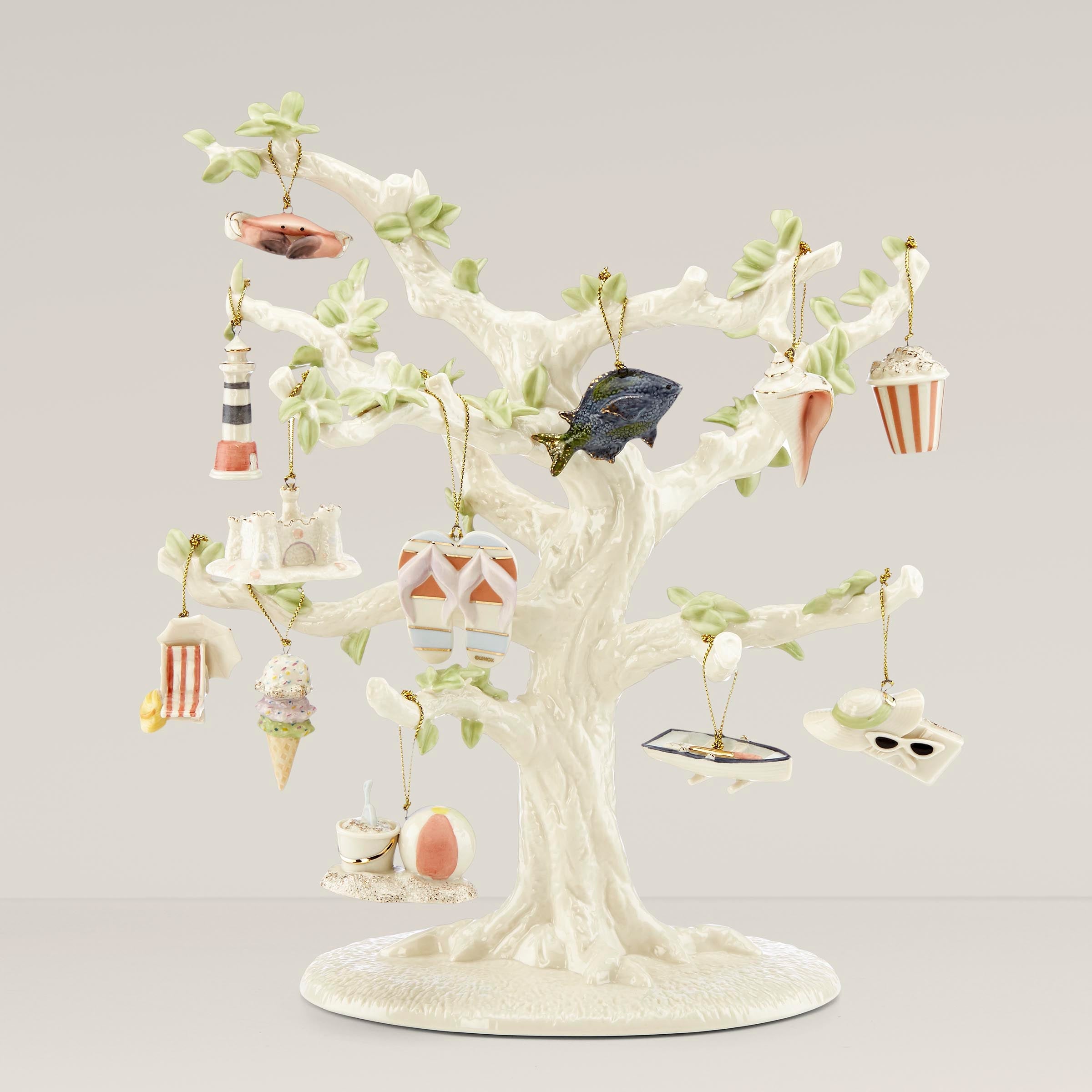 Summer 13-Piece Ornament & Tree Set