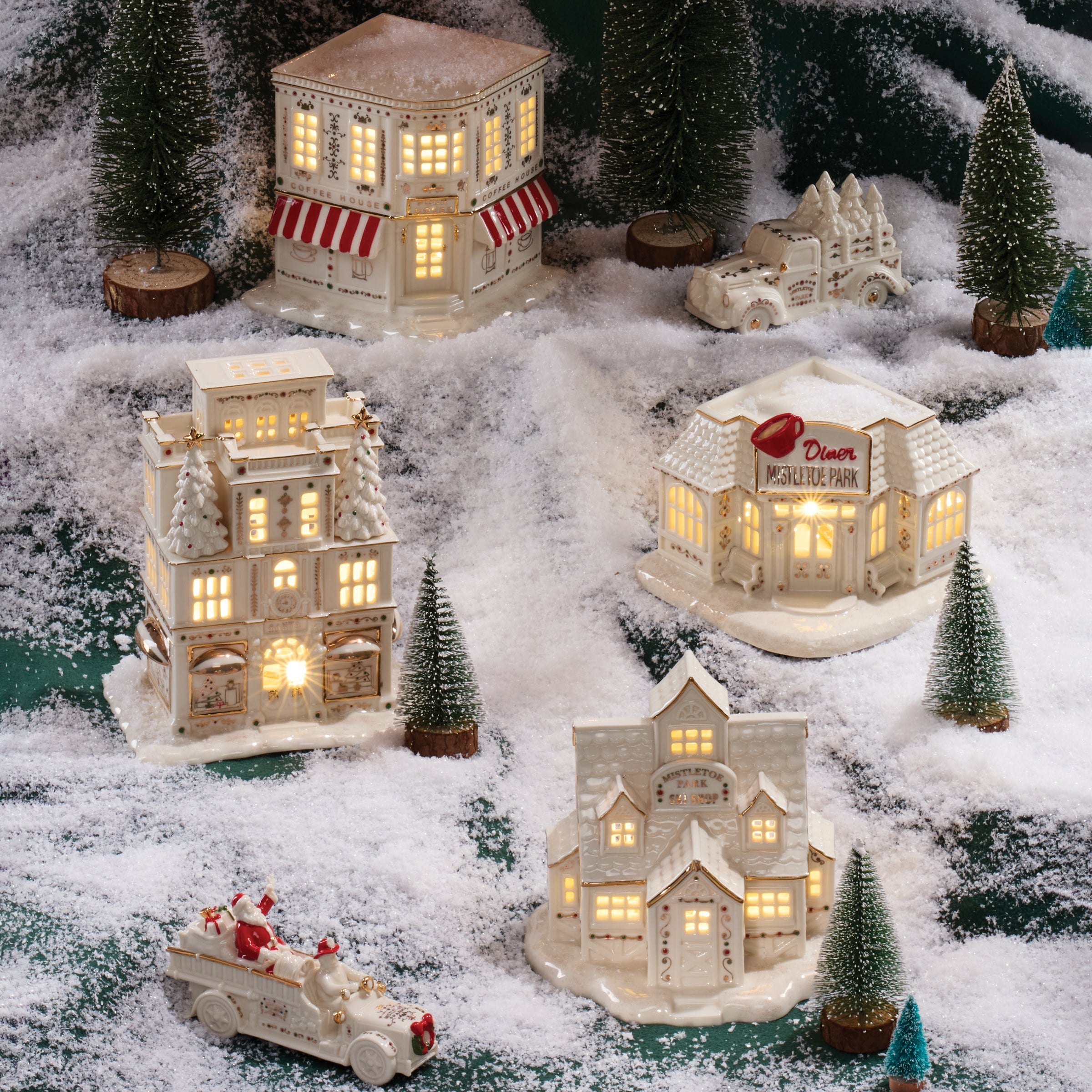 Mistletoe Park Lit Department Store Figurine - Image 3