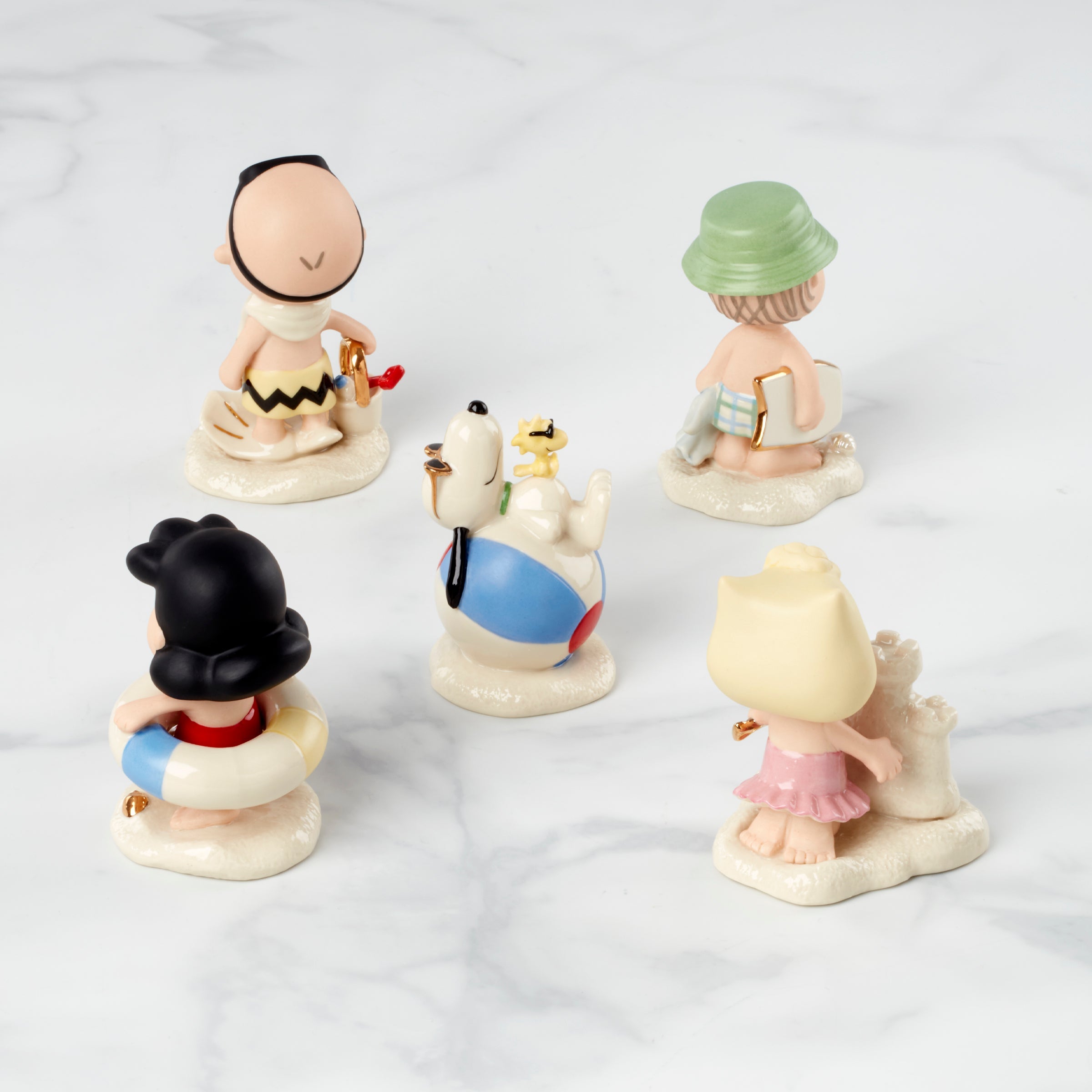 Peanuts 5-Piece Beach Party Figurine Set - Image 2
