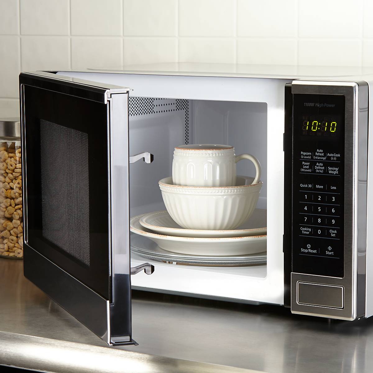 French Perle Groove White 4-Piece Place Setting - Image 6