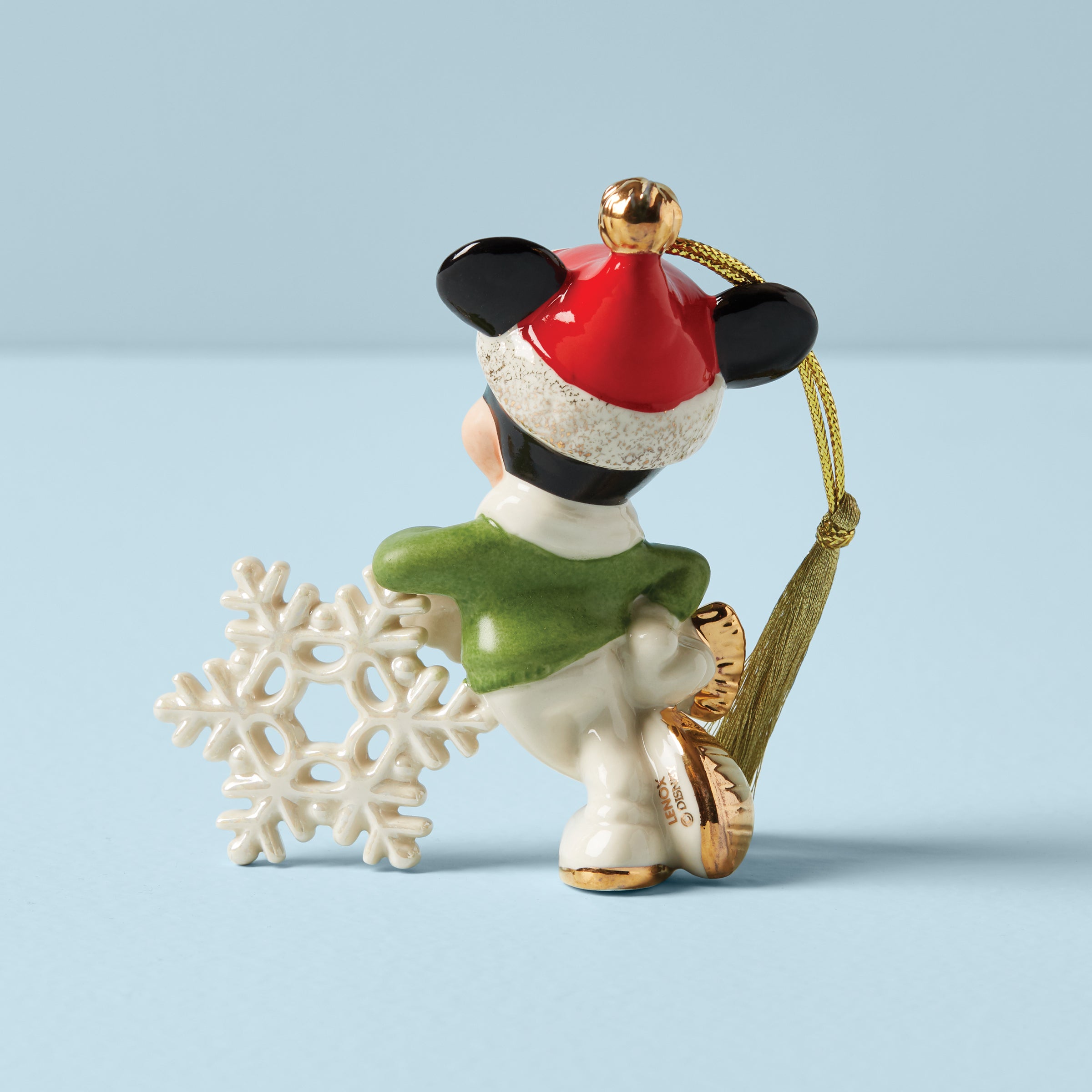 Personalized Mickey Mouse Snowflake Ornament - Image 2