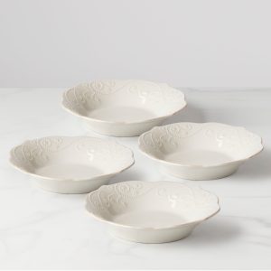 French Perle Pasta Bowls - Set of 4