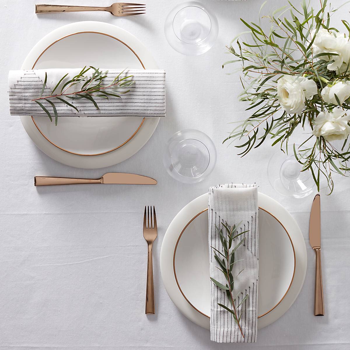 Trianna White Salad Plate - Image 2