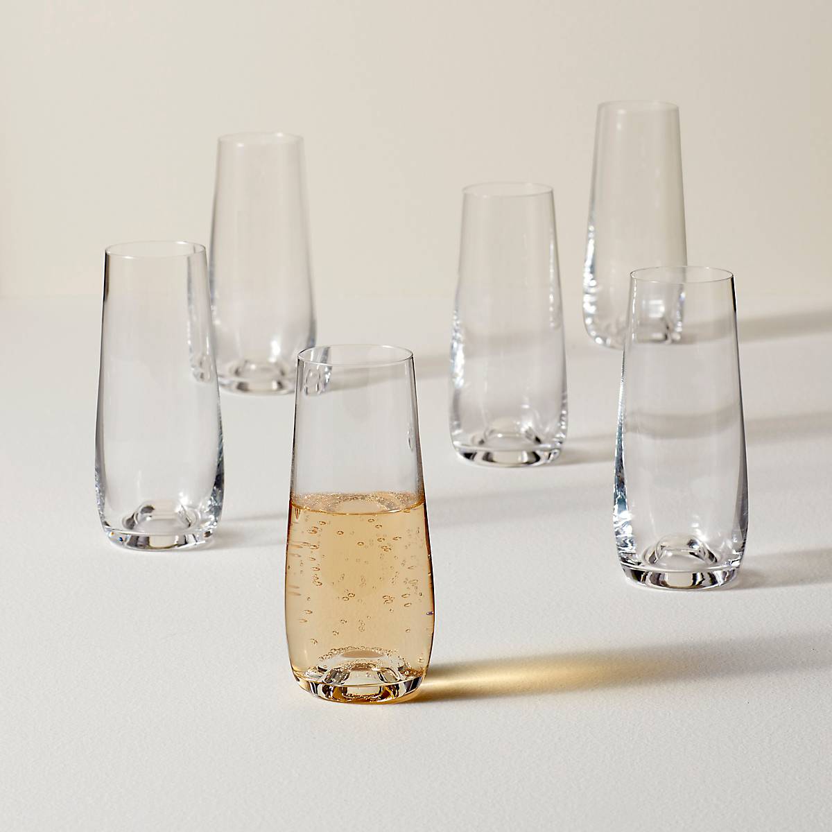 Tuscany Classics Stemless Flute Glasses - Set Of 6 - Image 2