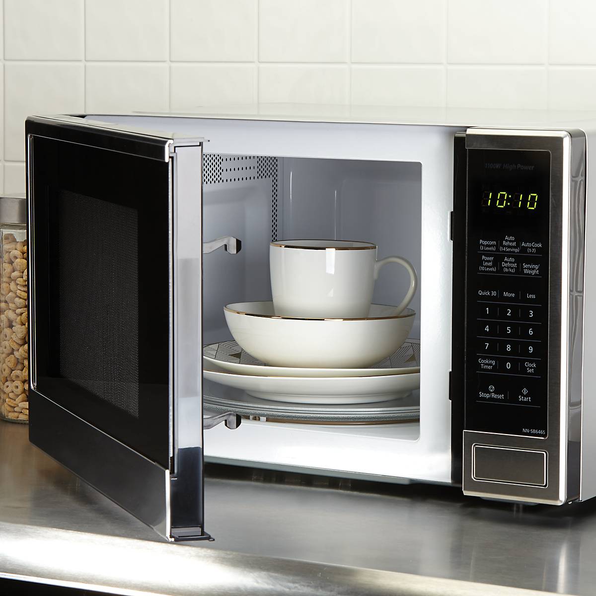 Trianna White 12-Piece Dinnerware Set - Image 3