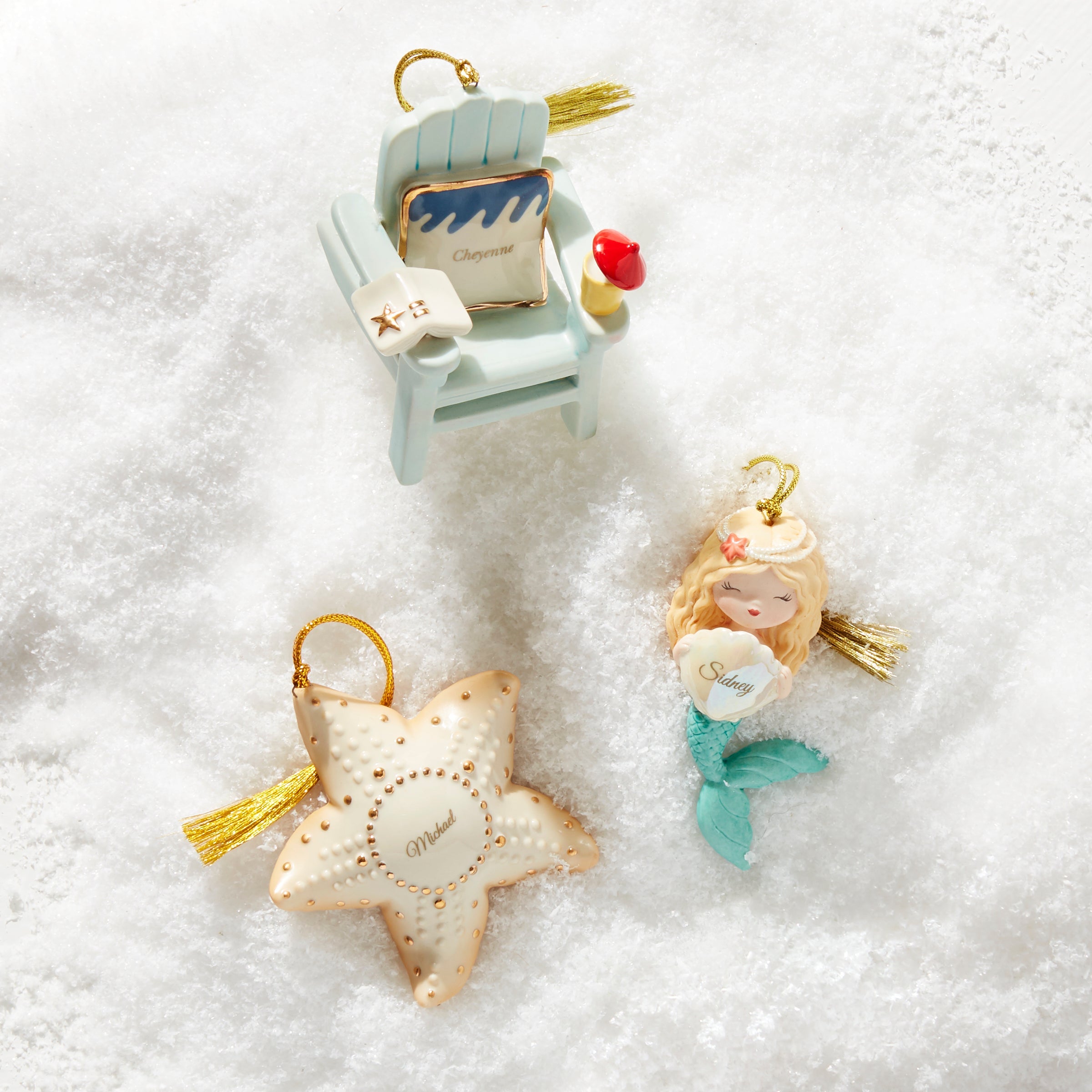 Personalized Beach Chair Ornament - Image 6