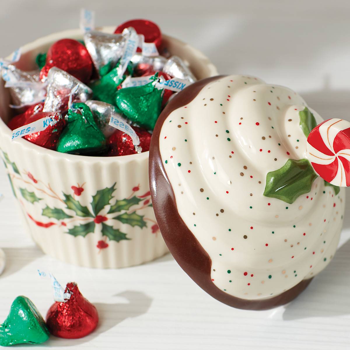 Holiday Bakeshop Cupcake Candy Dish - Image 6