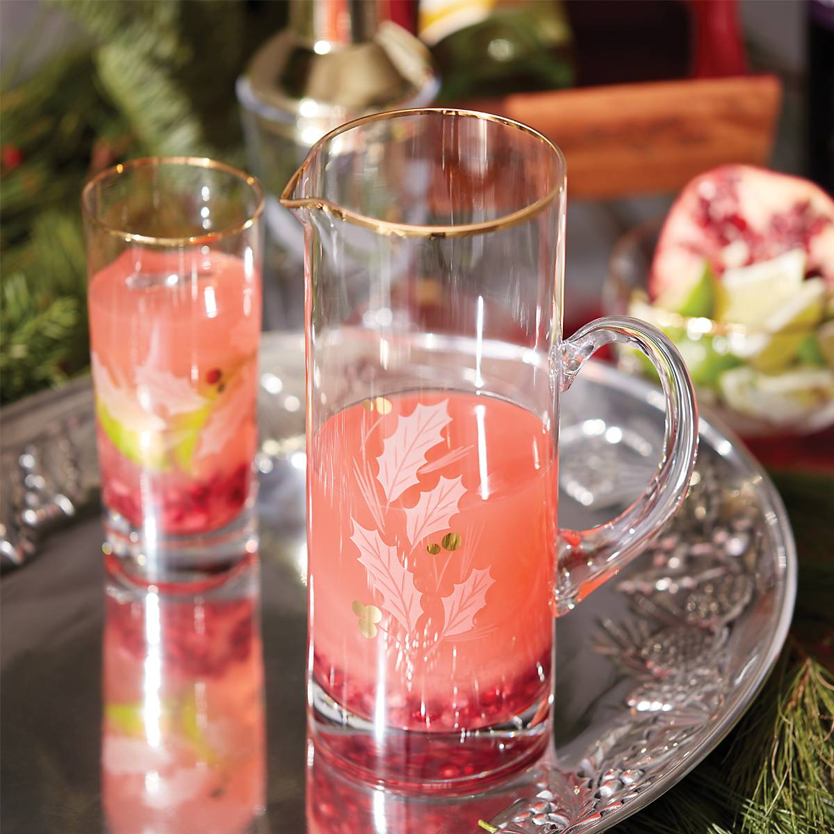 Holiday Gold Pitcher - Image 2