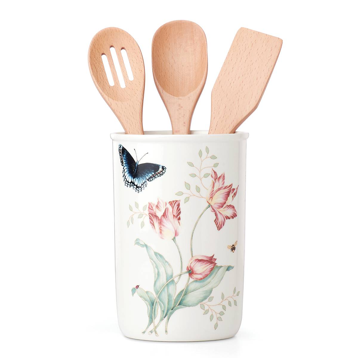 Butterfly Meadow 4-Piece Utensil Holder Set - Image 3