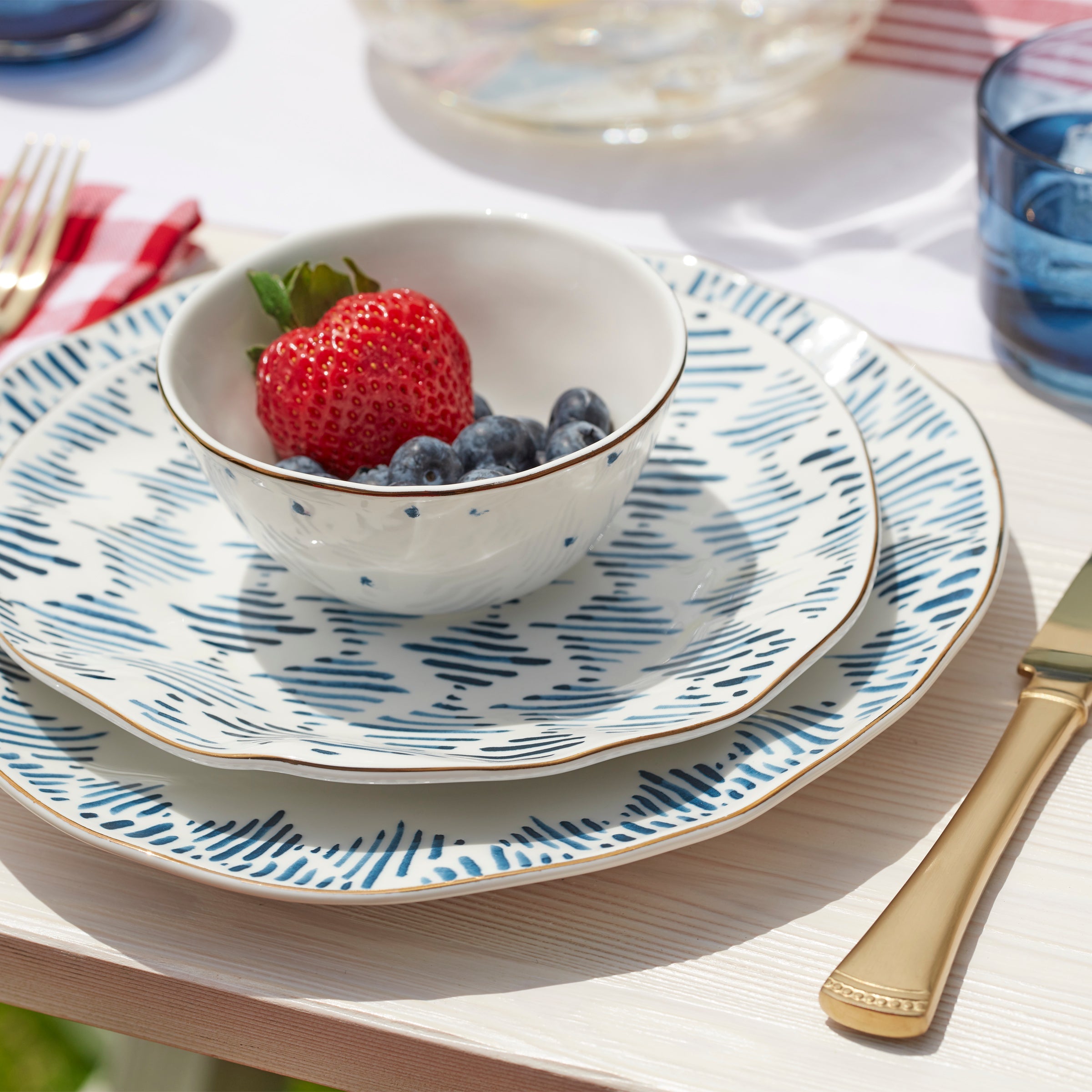 Blue Bay 12-Piece Dessert Set - Image 4
