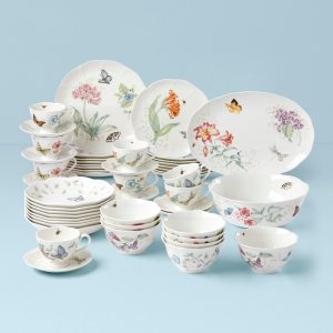 Butterfly Meadow 50-Piece Dinnerware Set