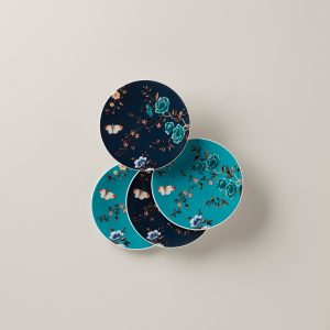Sprig & Vine Tidbit Plates - Set of 4